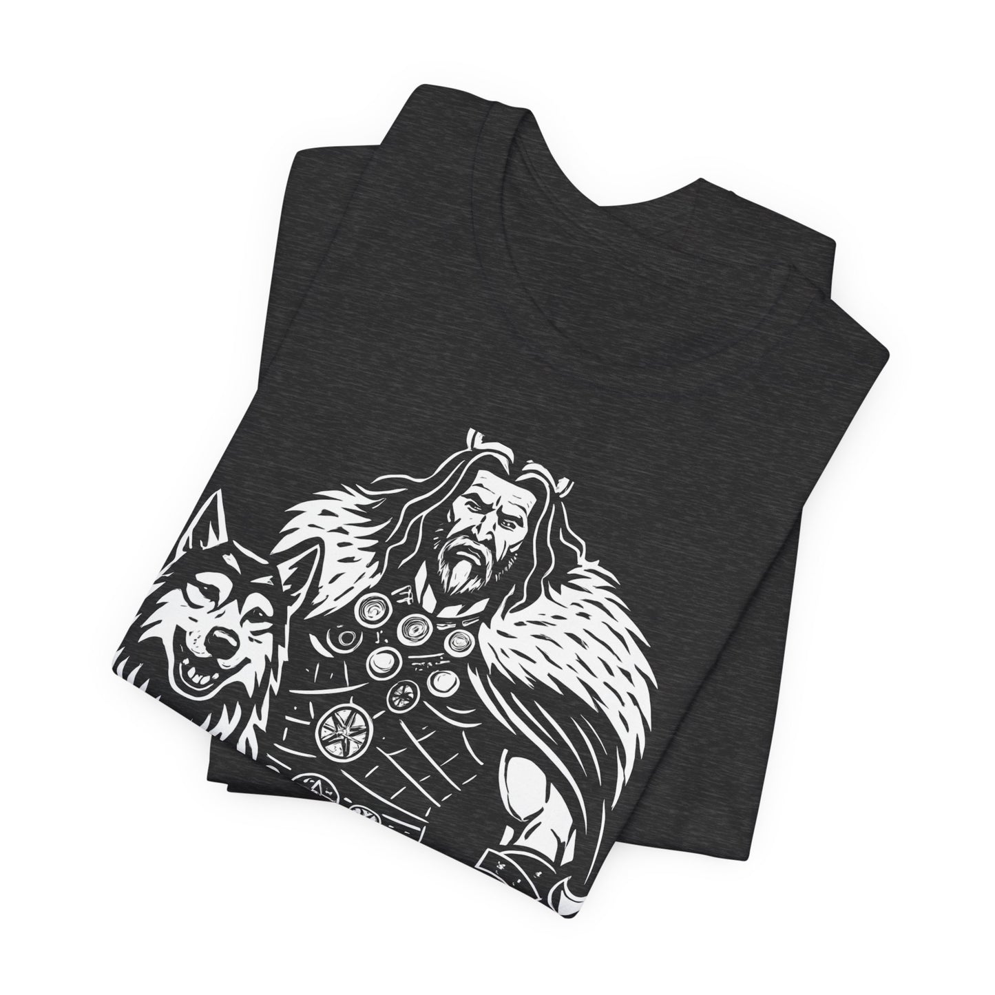 Tyr Viking God T-Shirt, This viking apparel captures the essence of a norse warrior, making it the epitome of viking clothing for those drawn to the fierce and the mythical.