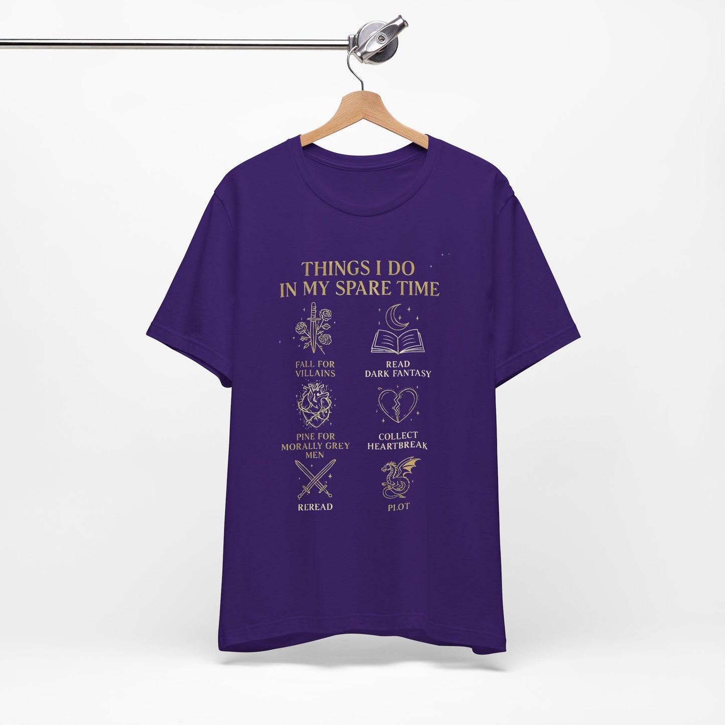 Dark Fantasy Book Lover Shirt | Morally Grey Men Tee | Villain Reader Gift | Bookish Aesthetic Tee