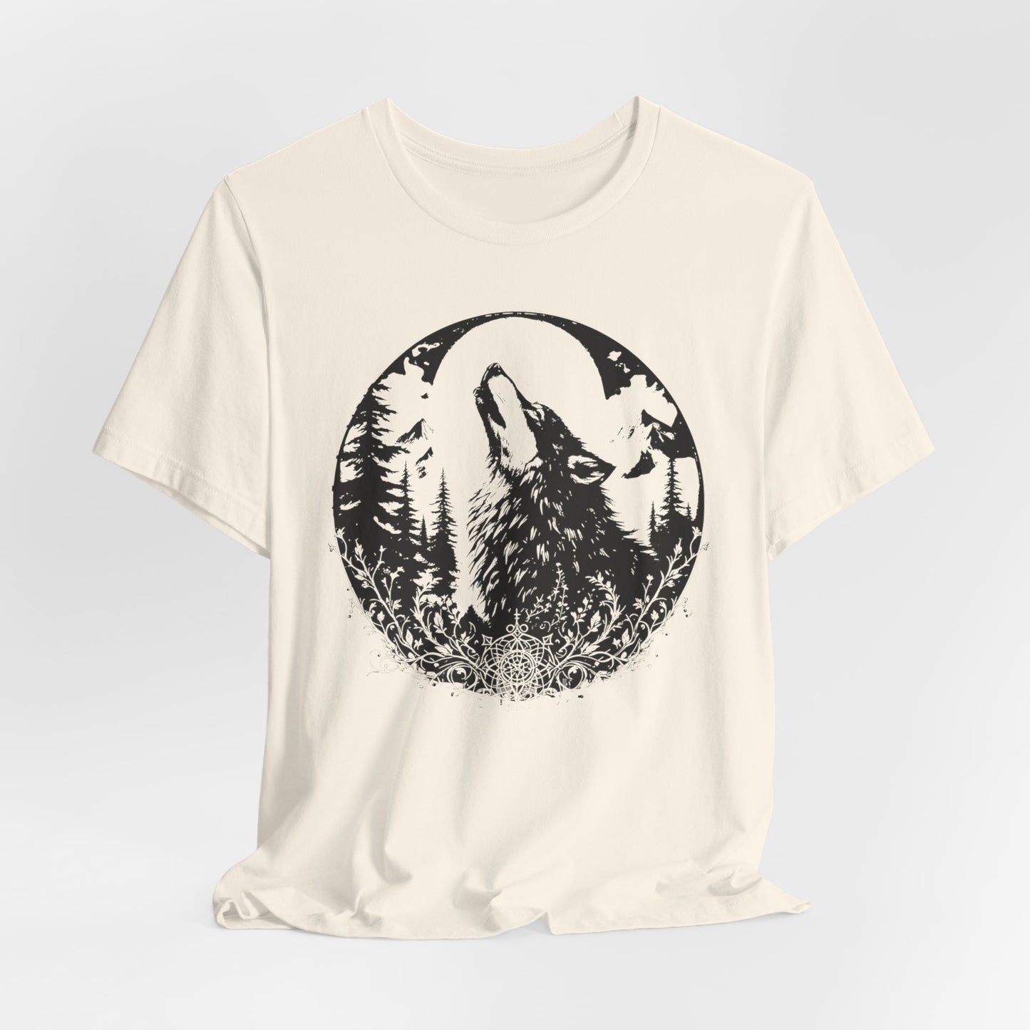 Wolf Graphic Shirt, wilderness tee, alt gifts for her, 90s grunge top.