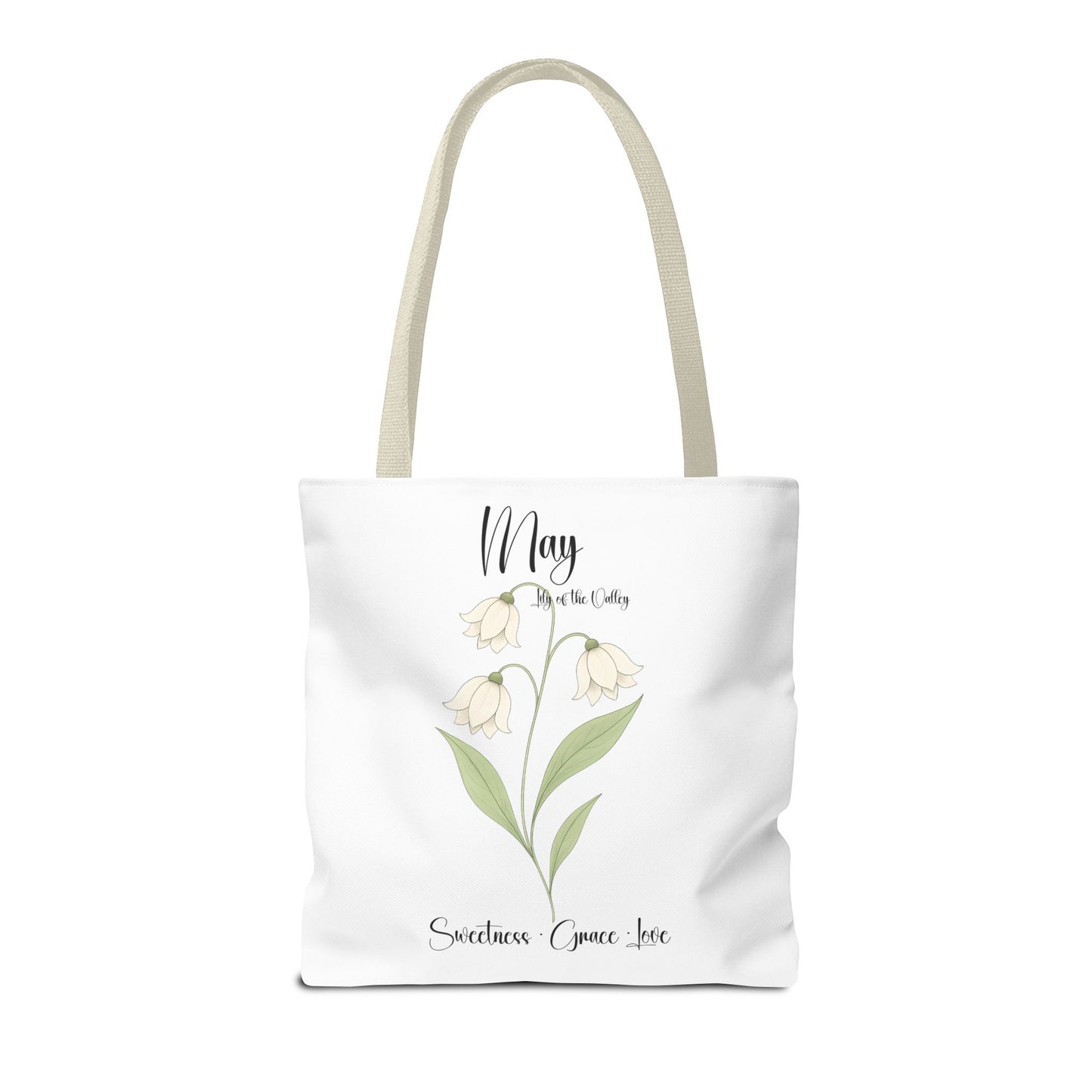 Personlised birth month flower bag for her, milestone birthdays, bestfriend gift.
