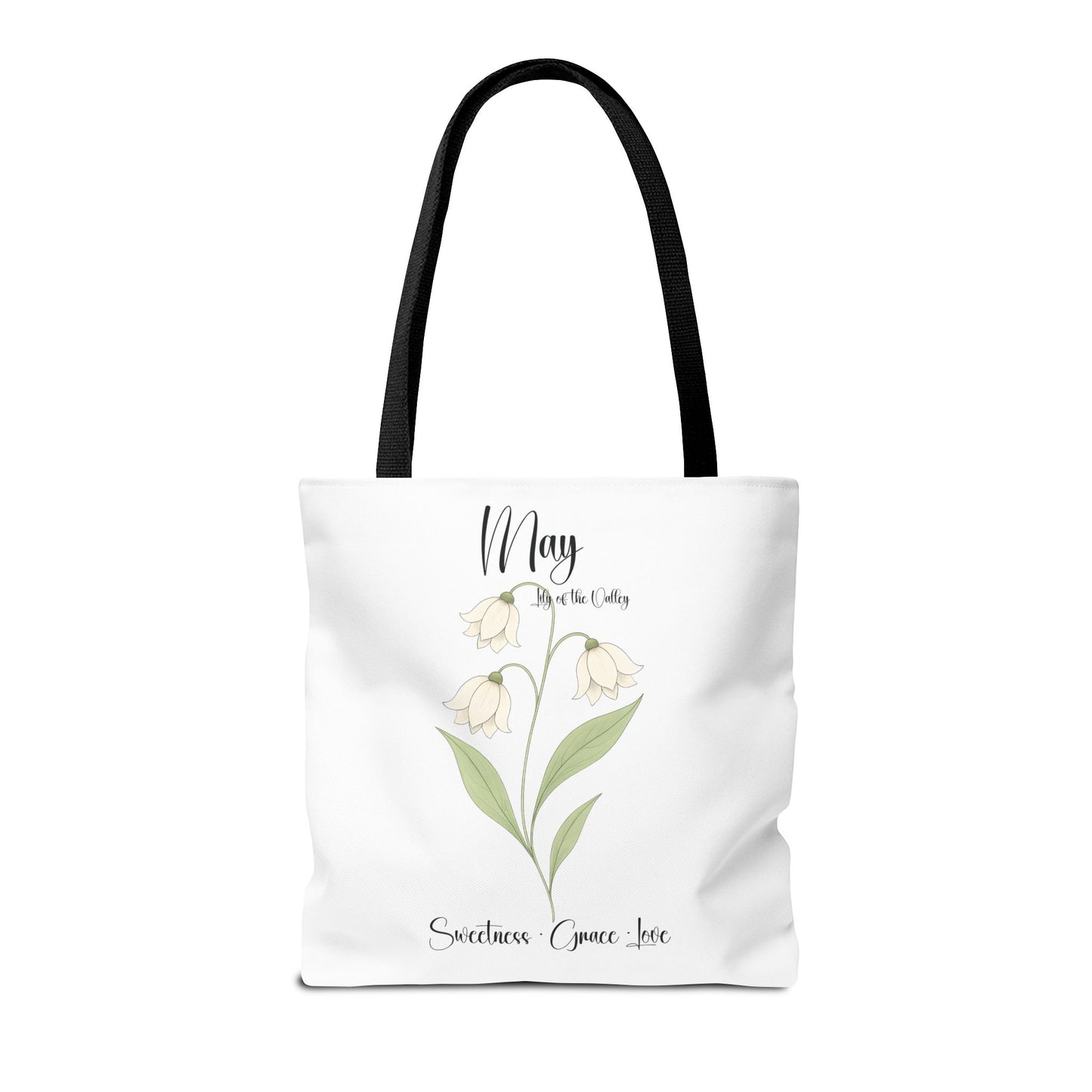 Personlised birth month flower bag for her, milestone birthdays, bestfriend gift.