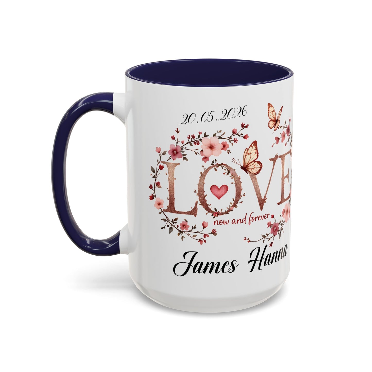 Custom Wedding Mug | Personalized Anniversary Mug | Valentines Day Gift |