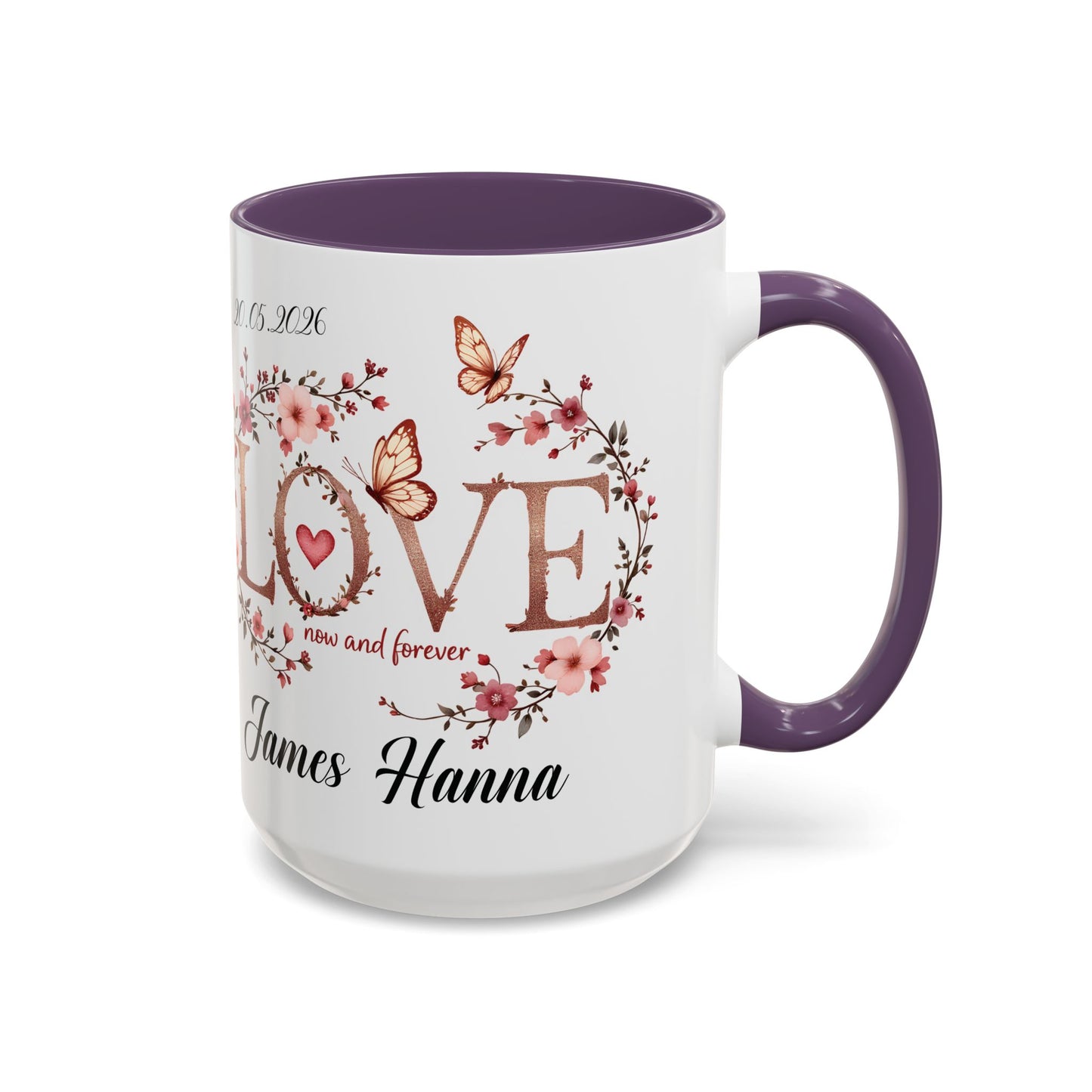 Custom Wedding Mug | Personalized Anniversary Mug | Valentines Day Gift |