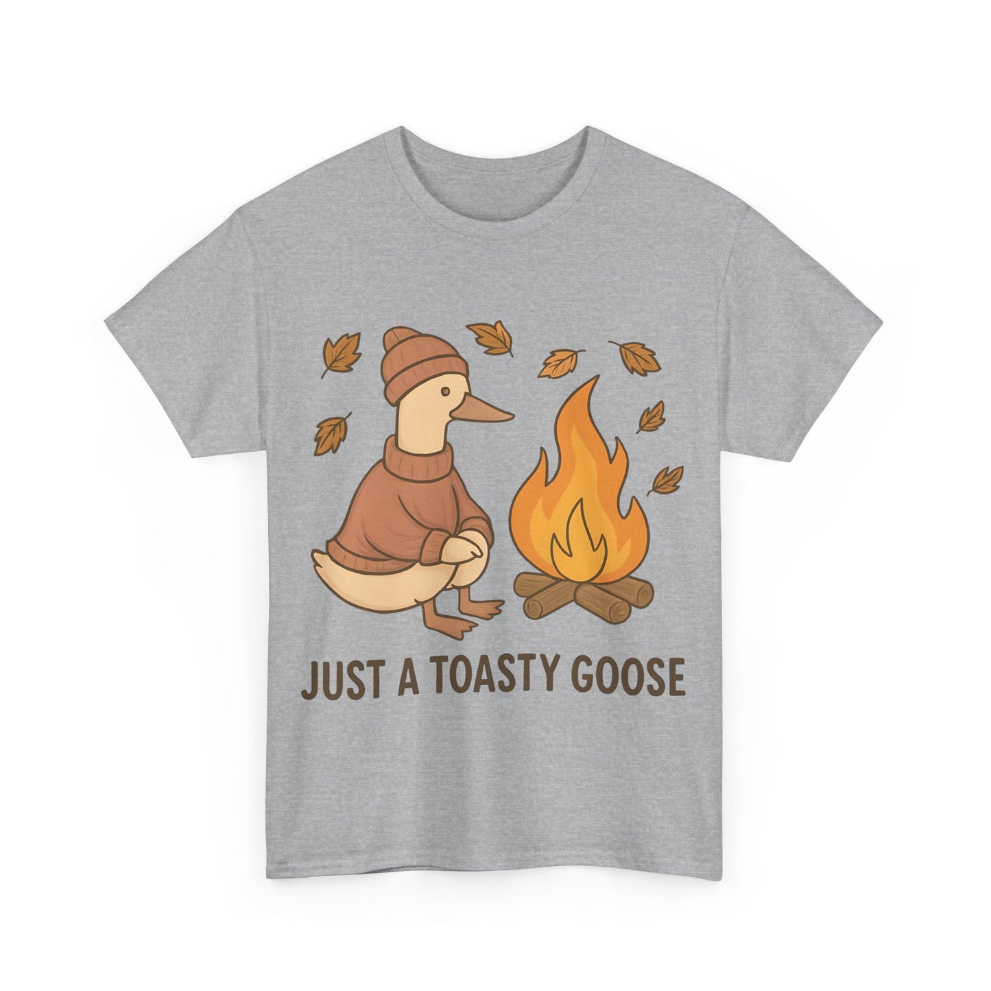 Autumn Goose Tee -Toasty Goose autumn Fashion, it's great for gatherings and makes a perfect gift.