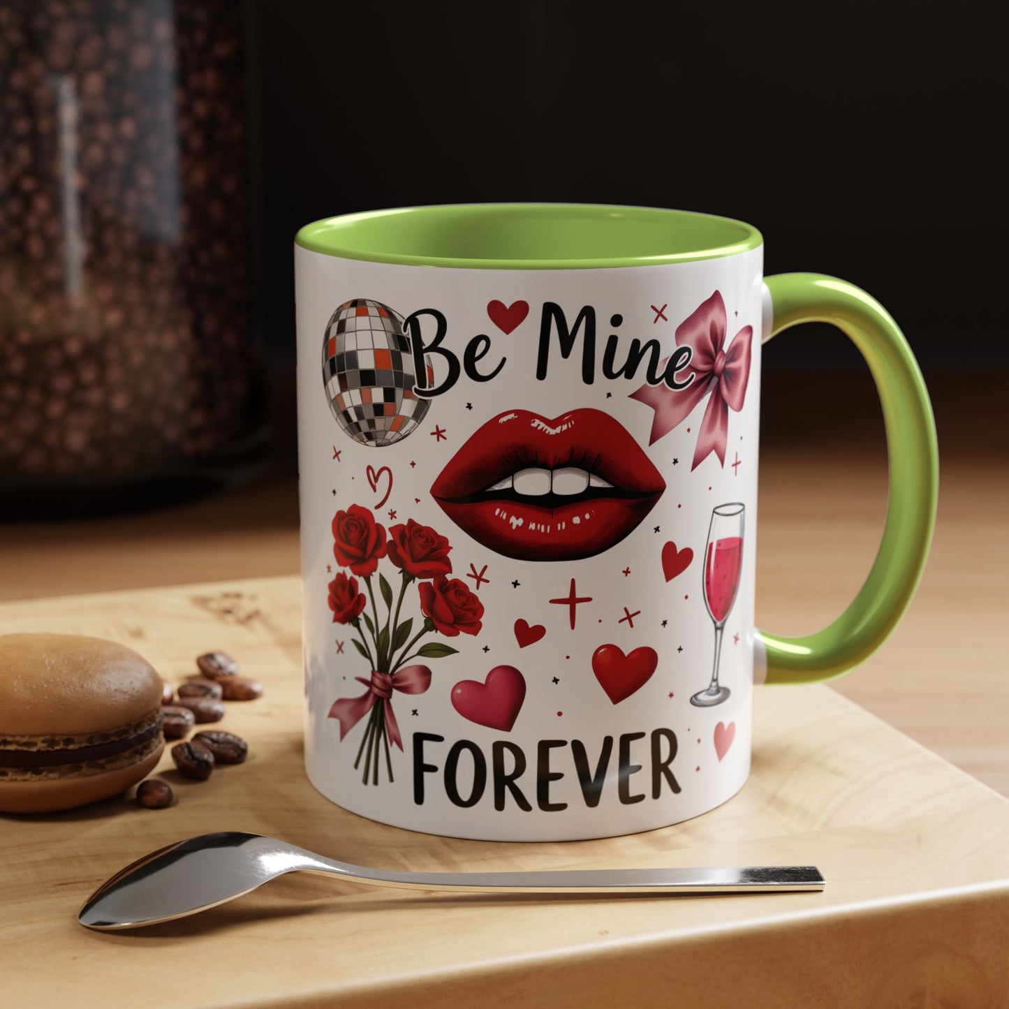 Ceramic valentine gift, Valentines day cup,  wife gift ideas, anniversary mug.