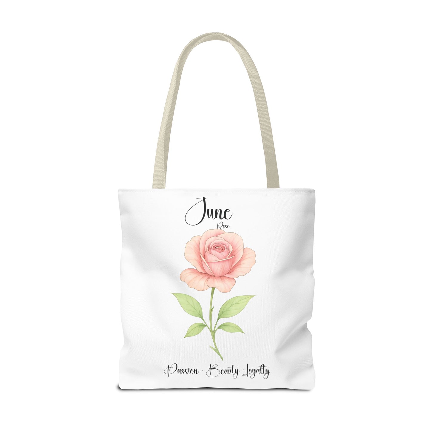 Personlised birth month flower bag for her, milestone birthdays, bestfriend gift.