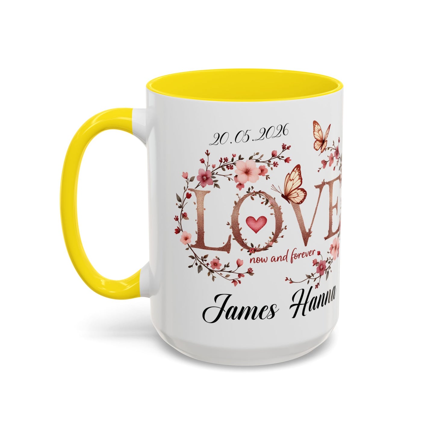 Custom Wedding Mug | Personalized Anniversary Mug | Valentines Day Gift |