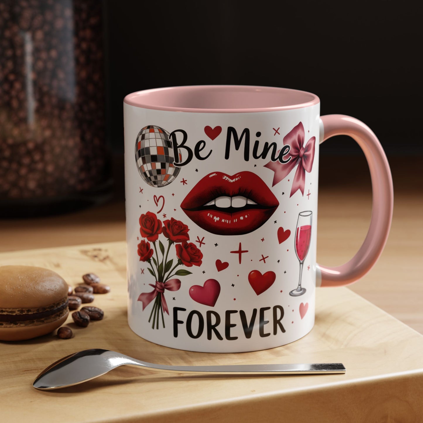 Ceramic valentine gift, Valentines day cup,  wife gift ideas, anniversary mug.