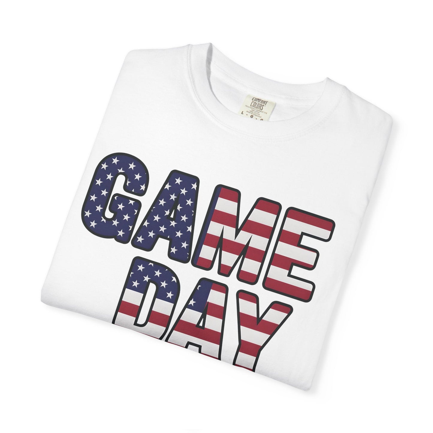 American Flag GAME DAY T-Shirt | Patriotic Sports Fan Tee