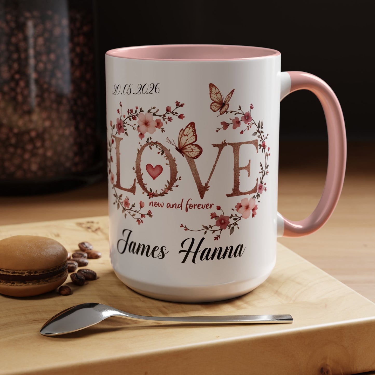 Custom Wedding Mug | Personalized Anniversary Mug | Valentines Day Gift |