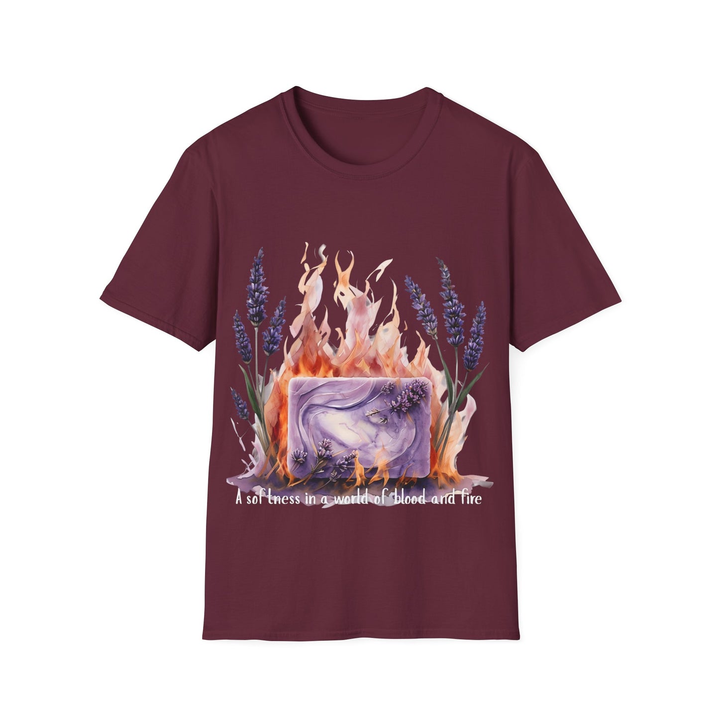 Heir of Fire Aelin T-Shirt, Lavender Soap Design, this t-shirt is not just clothing—it's a celebration of her favorite mythical tales.