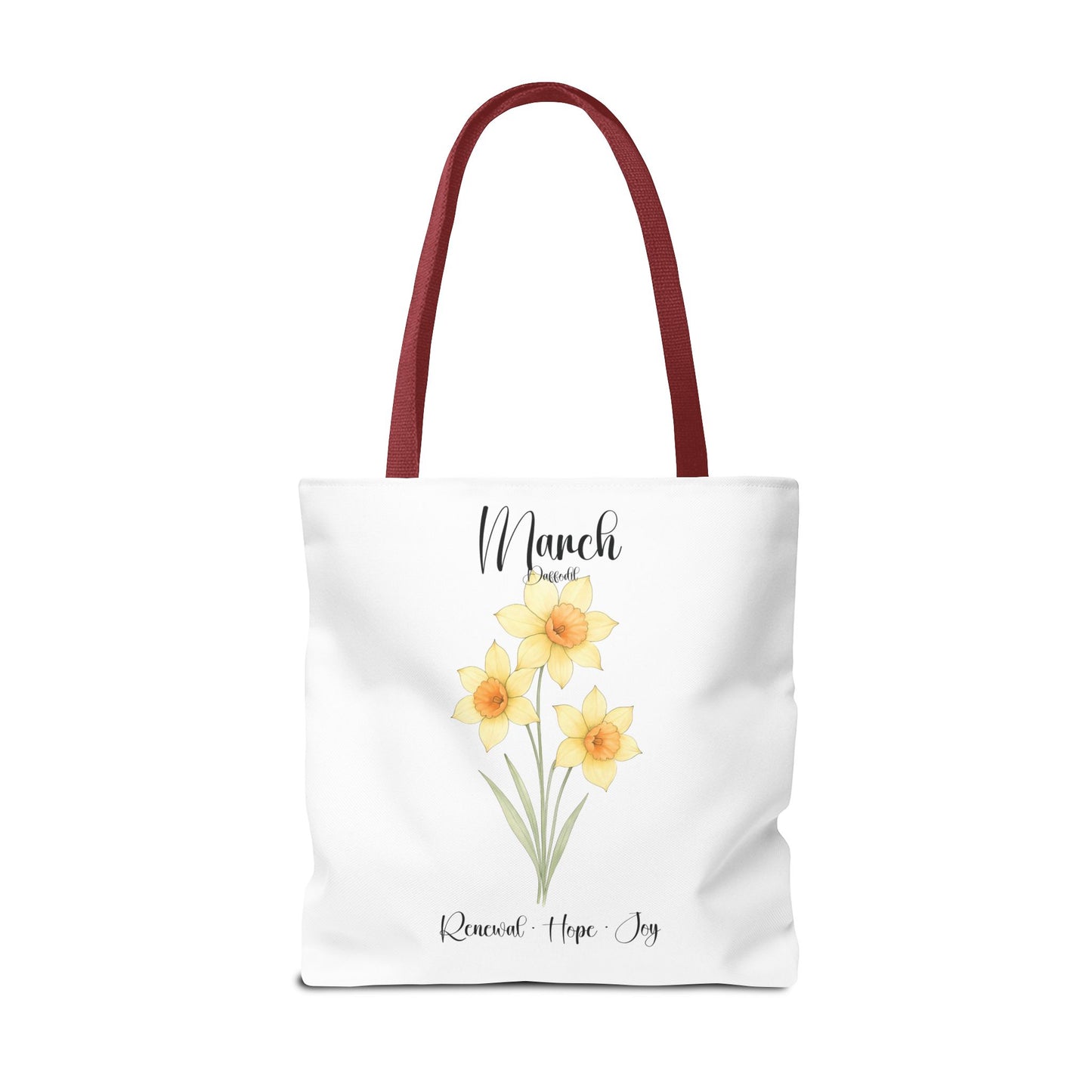 Custom botanical tote bag for her, birth month flower, milestone birthdays, bestfriend gift.