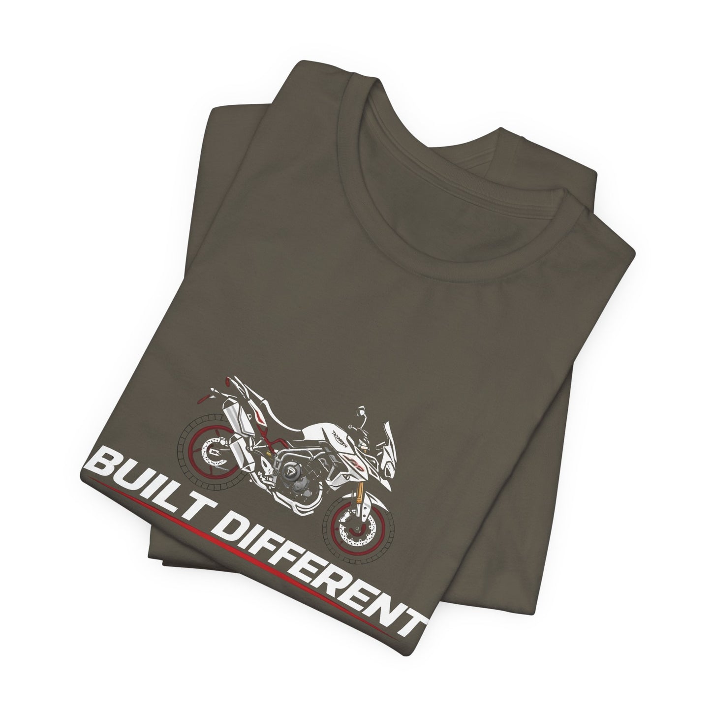 Cotton Triumph Biker shirt, motorcycle apparel, alternative clothing, mechanic gift, gift for biker.