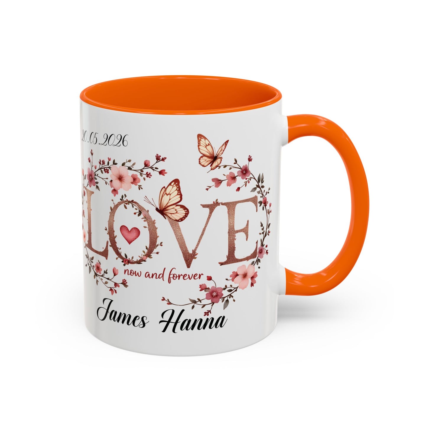 Custom Wedding Mug | Personalized Anniversary Mug | Valentines Day Gift |
