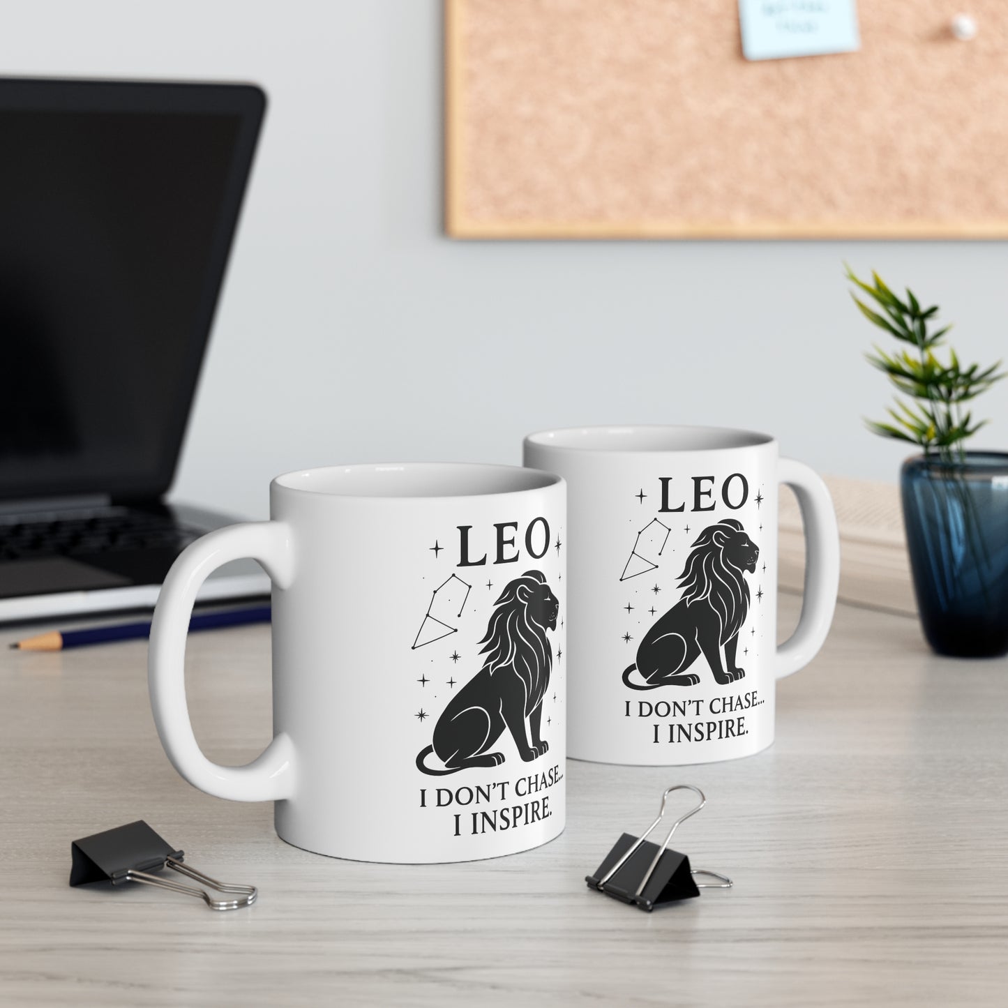 Leo Astrology Mug, A delightful gift for any Leo, this Leo star sign mug ensures their zodiac spirit shines with every drink.