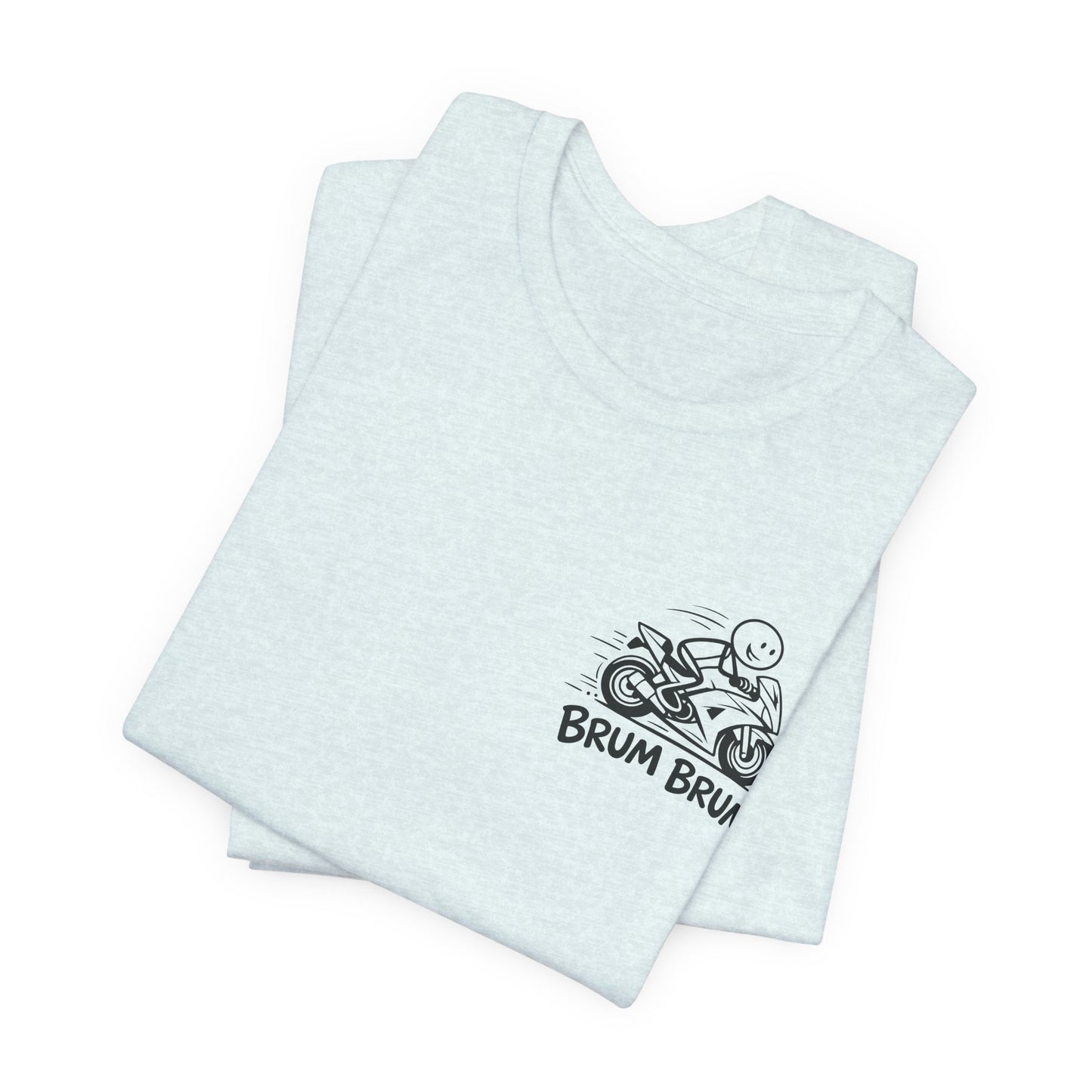 Brum Brum Cotton biker shirt, streetwear tee, biker apparel, motorcycle gift.