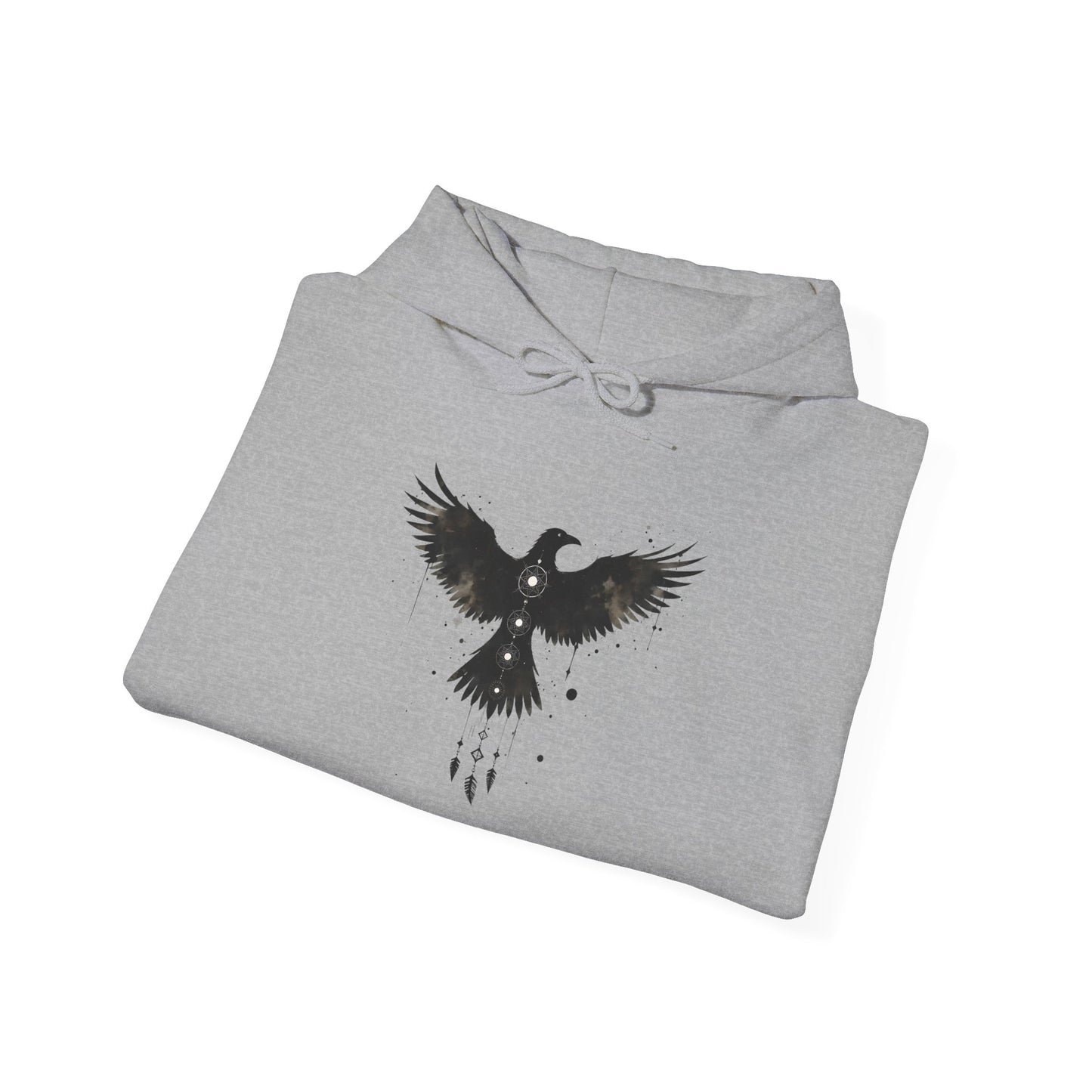 Viking Raven Hoodie, Experience the mystique of Norse mythology with our exquisite Viking Raven Hoodie.