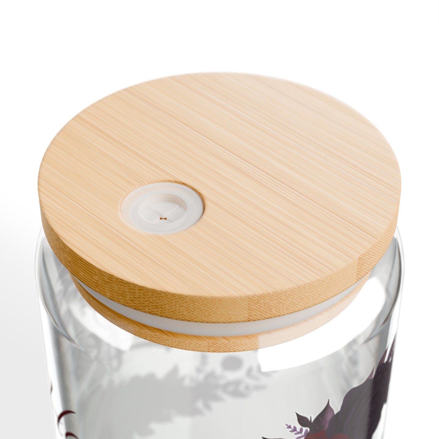 Personalized Manifest Glass Can | Witchy Glam Tumbler with Lid & Straw | Custom Name Manifestation Cup | Dark Feminine Gift for Her