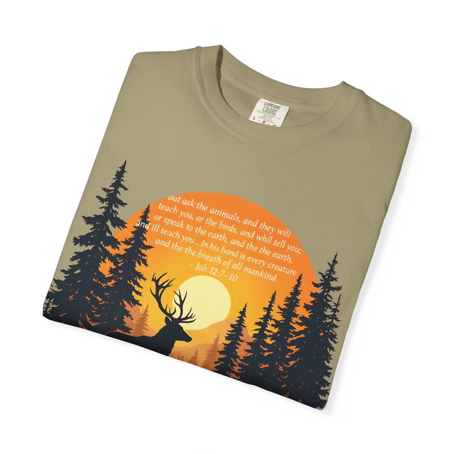Faith in God and Nature T-shirt, this Christianity shirt makes an ideal addition to your collection of Christian clothes.