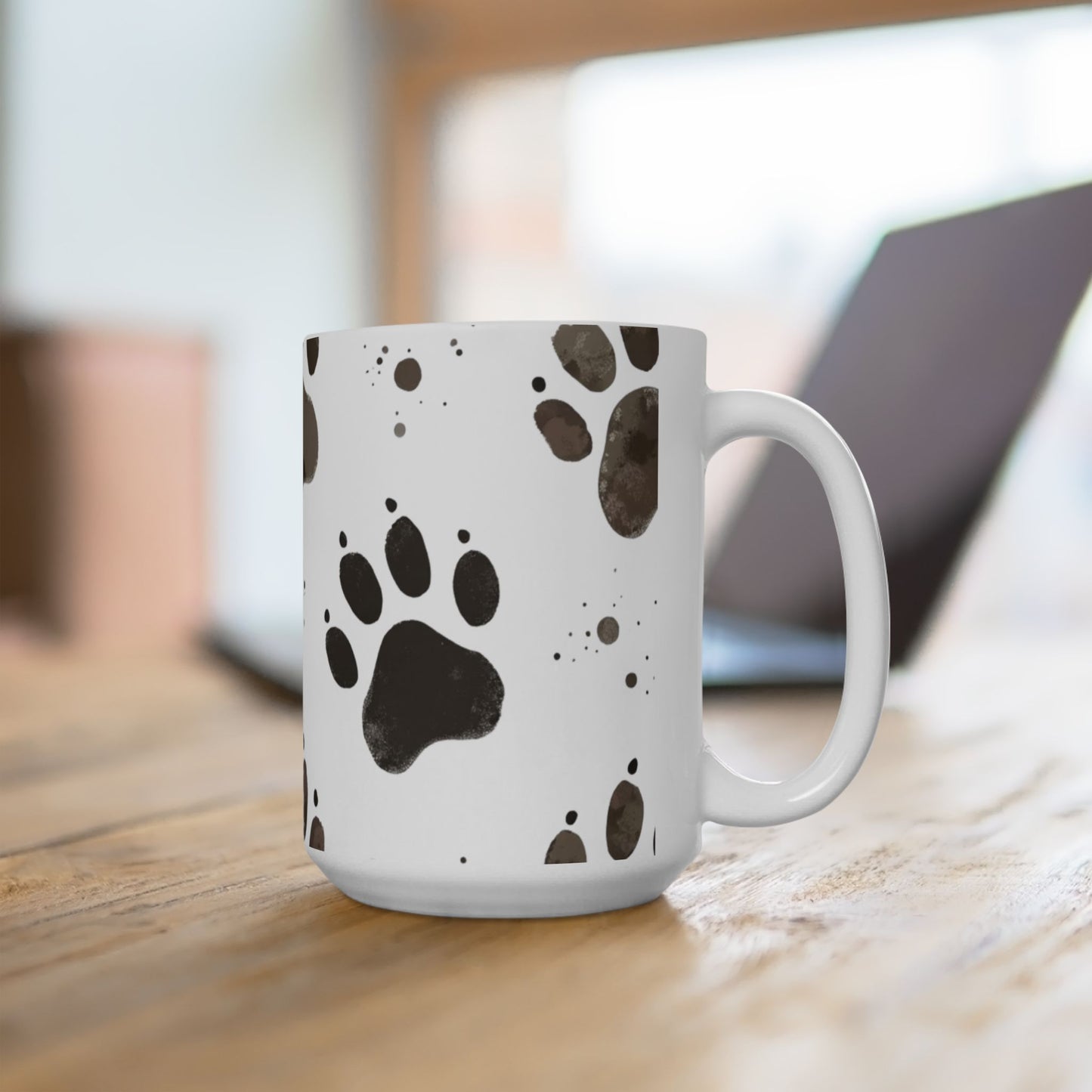 Muddie Paw Print Ceramic Mug | Pet Lover Gift, Dog Lover Mug, perfect Pet inspired Gift.