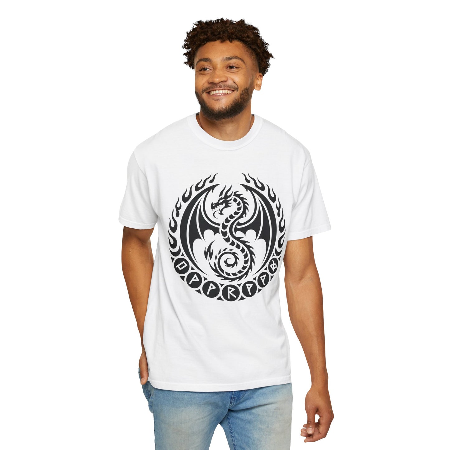 Comfort Colors dragon lovers viking shirt, norse mythology alternative gifts.