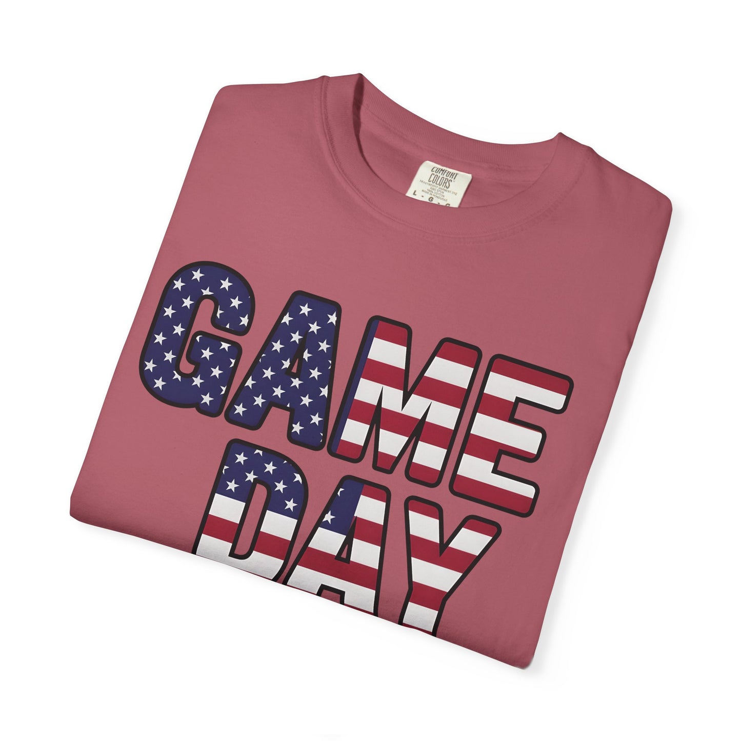 American Flag GAME DAY T-Shirt | Patriotic Sports Fan Tee