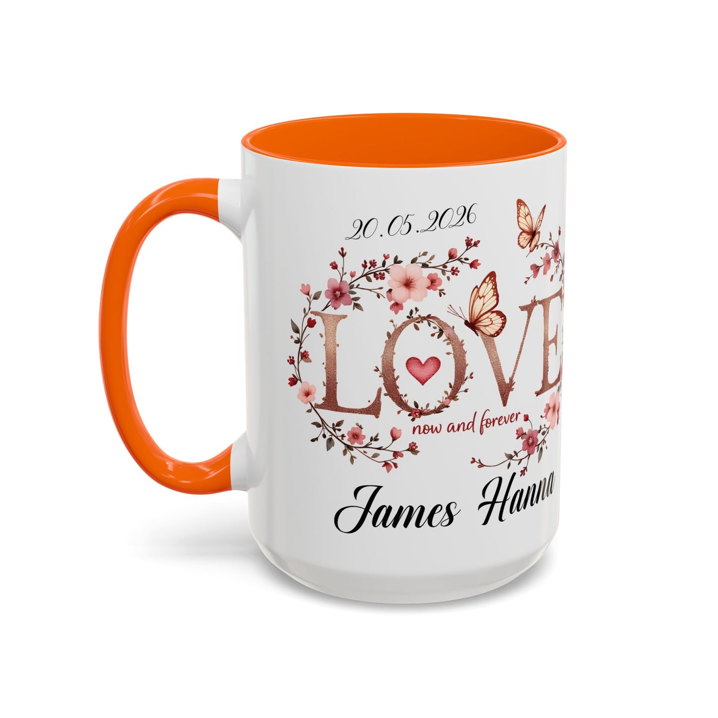 Custom Wedding Mug | Personalized Anniversary Mug | Valentines Day Gift |