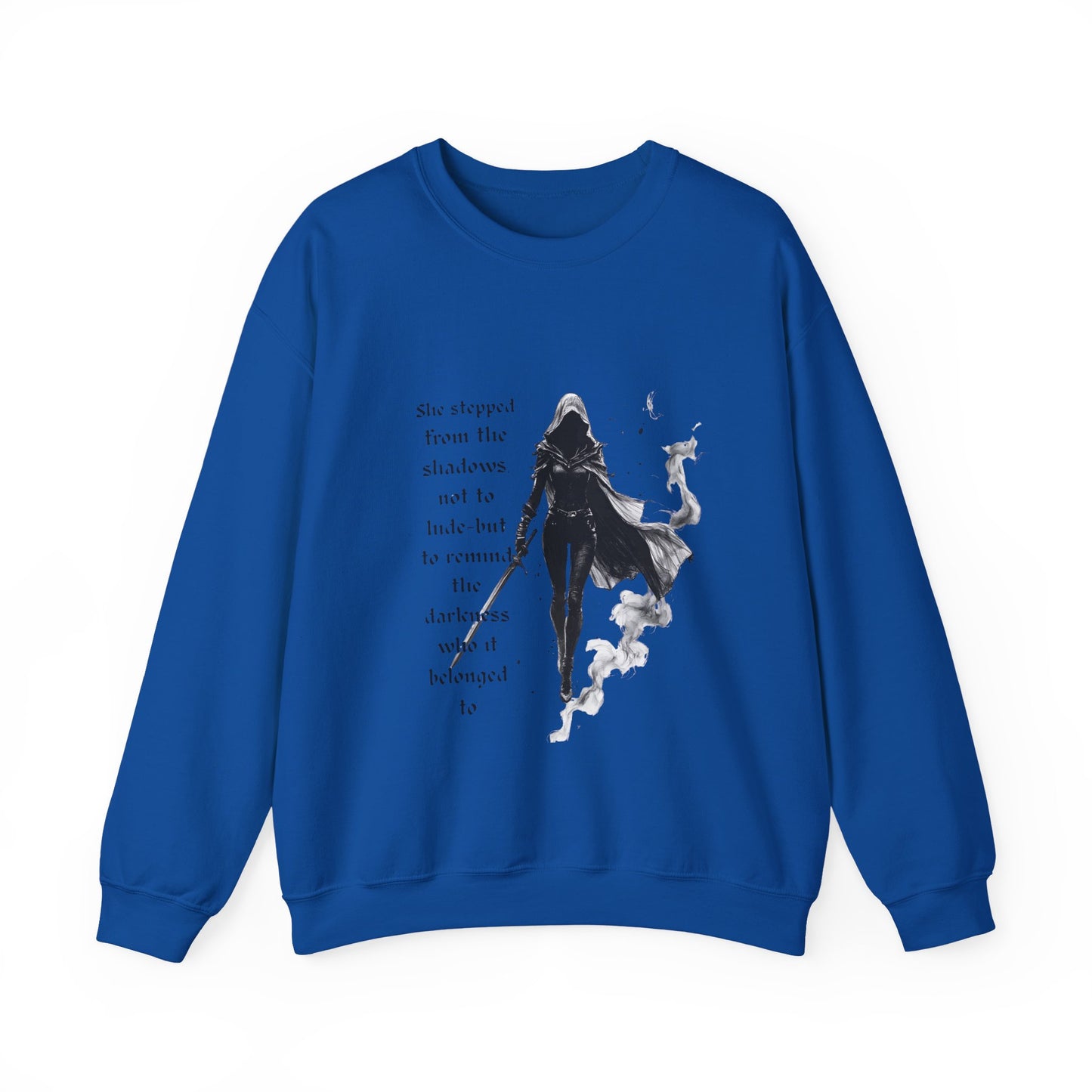 Heir of Fire Throne of Glass Sweatshirt, cozy autumn apparel for any Sarah J Maas fan. With a touch of darkness and assassin vibes.