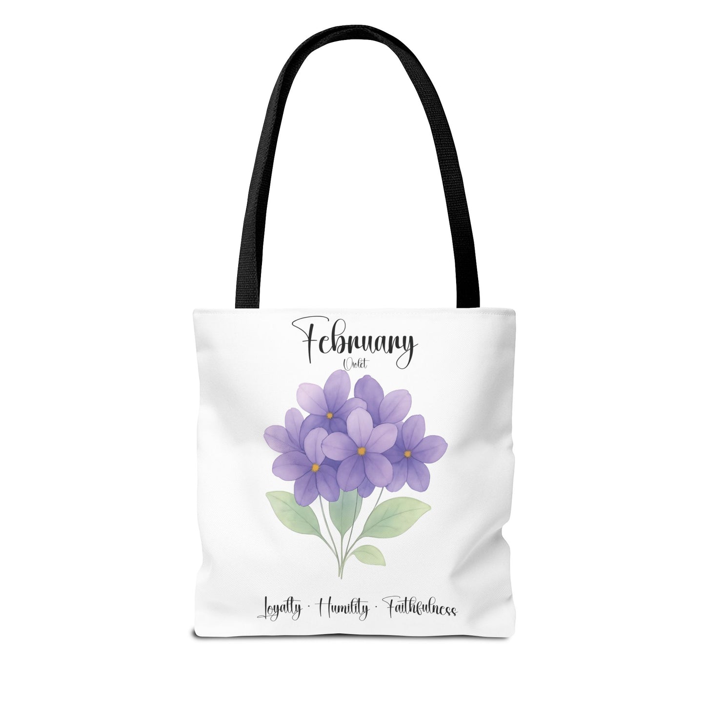 Personalized  floral gift tote bag for her, birth month flower, milestone birthdays, bestfriend gift.