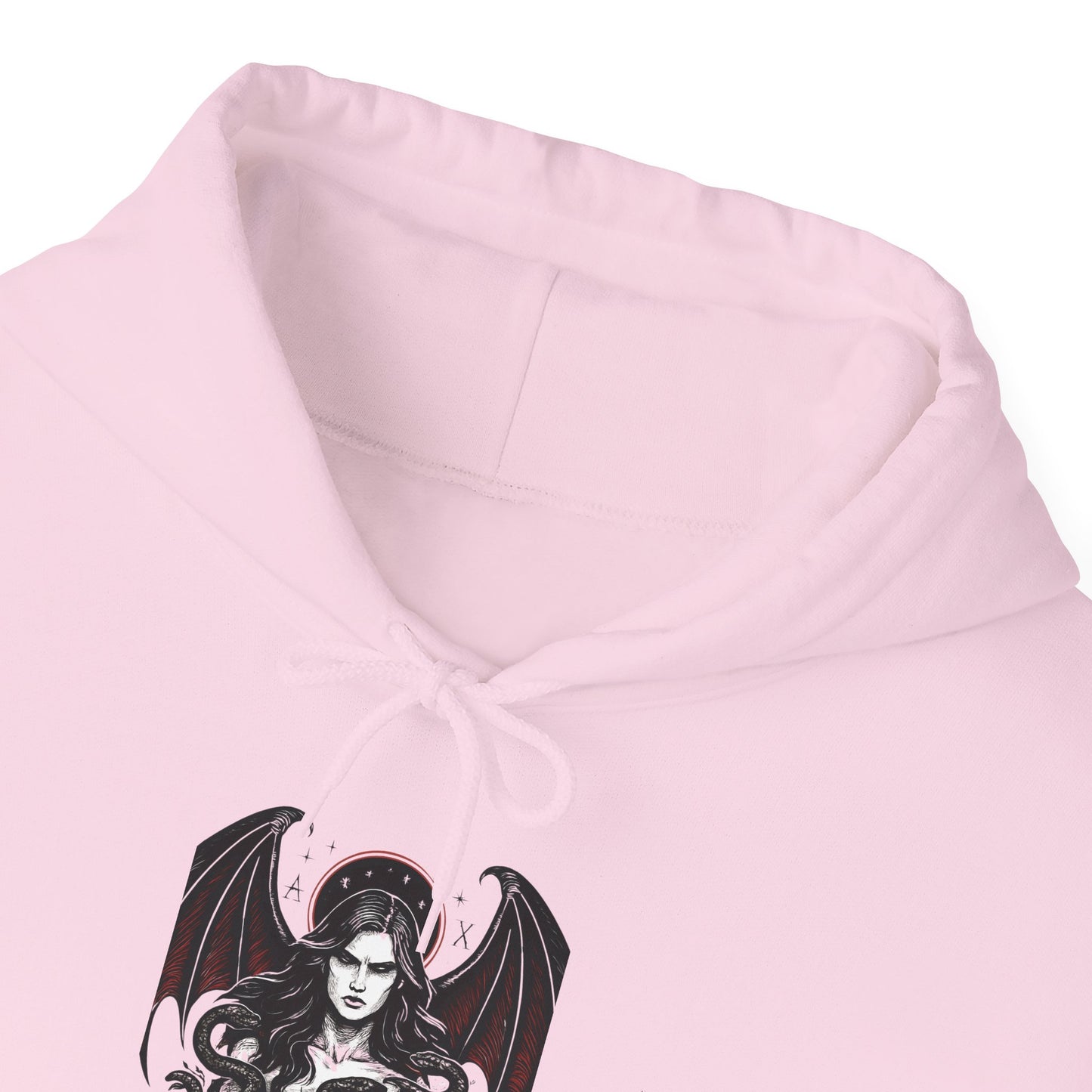 Goddess Lilith Graphic Hoodie, is a perfect blend of gothic clothes and witchy clothes, making it a must-have for those who celebrate the pagan lifestyle.