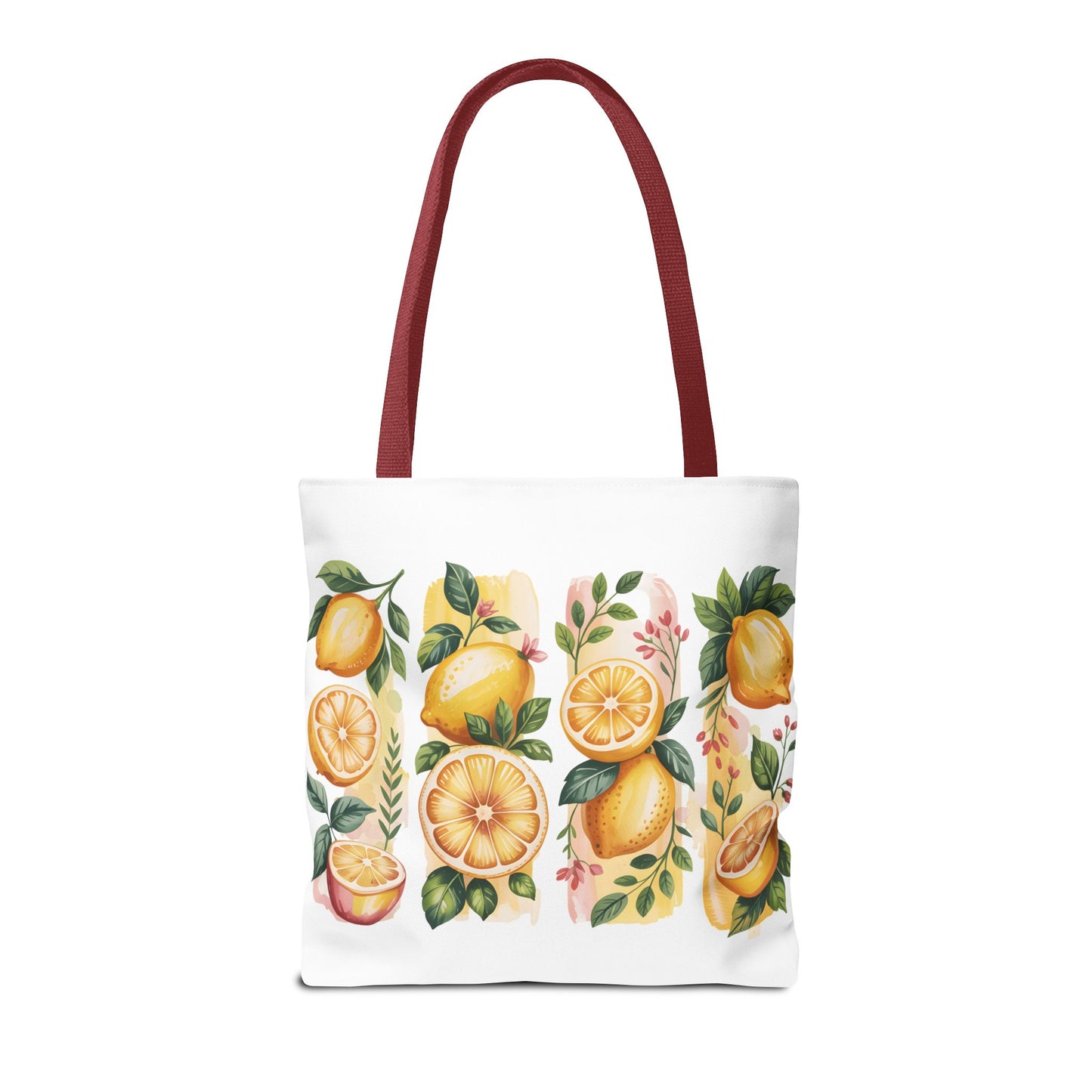 lemon tote bag, large grocery tote, alternative gifts