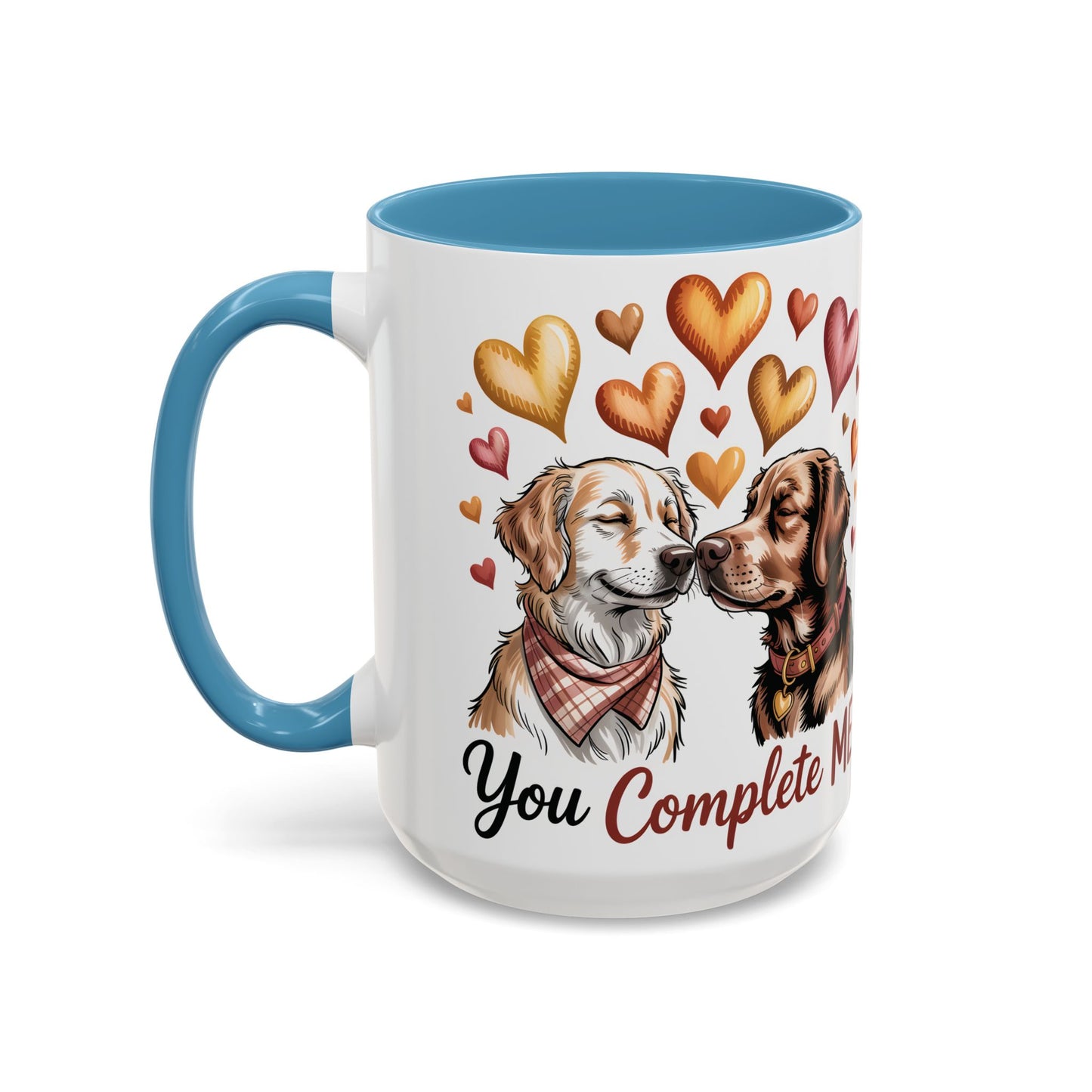 You Complete Me Mug | Cute Dog Lover Gift | Valentines Day Gift for Wife Husband |