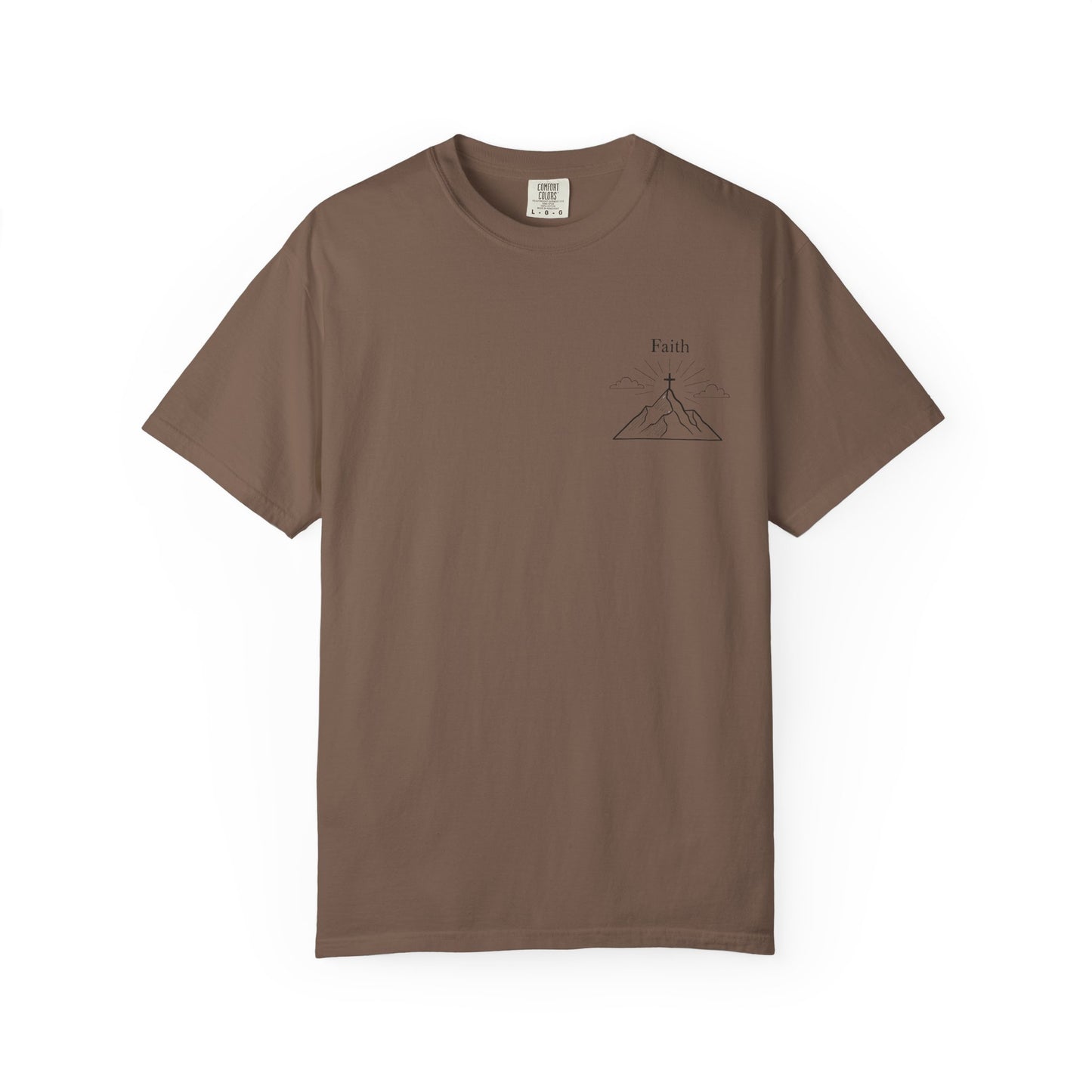 Faith Moves Mountains Comfort Colors Tee,Christianity Gift, Christianity Shirt,Christian Merch, Jesus Christ Shirt, Religion, Christian Gift