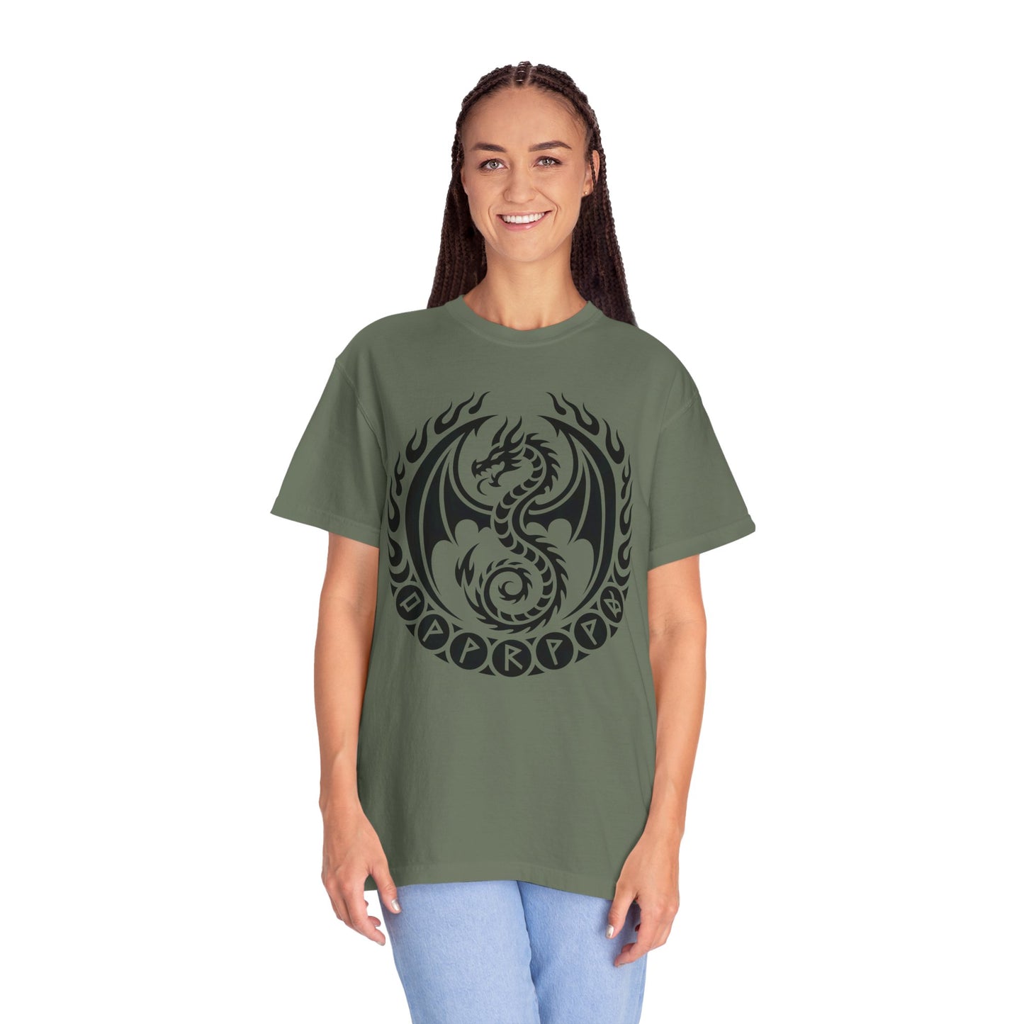 Comfort Colors dragon lovers viking shirt, norse mythology alternative gifts.
