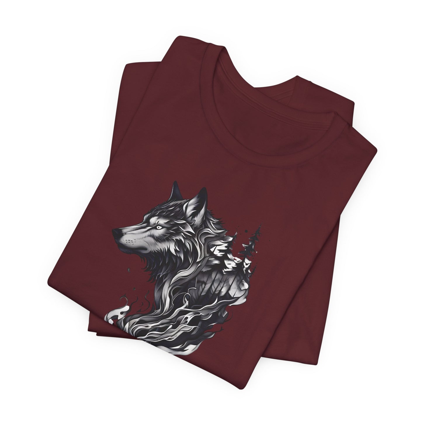 Wild Spirit Wolf Tee - Unisex, Gothic Streetwear, Alternative Clothing, grunge