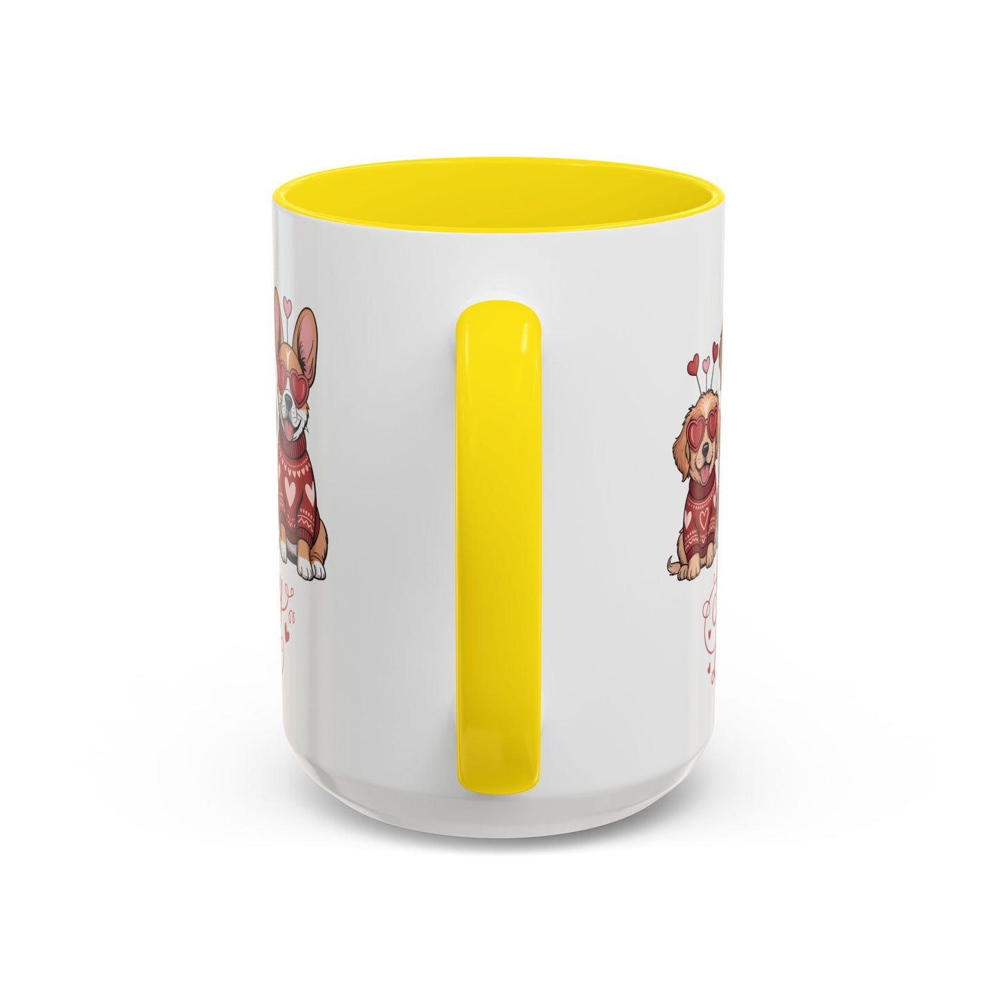 Valentine Dog Mug | Cute Puppy Coffee Cup | Dog Lover Gift | Valentines Day Mug |