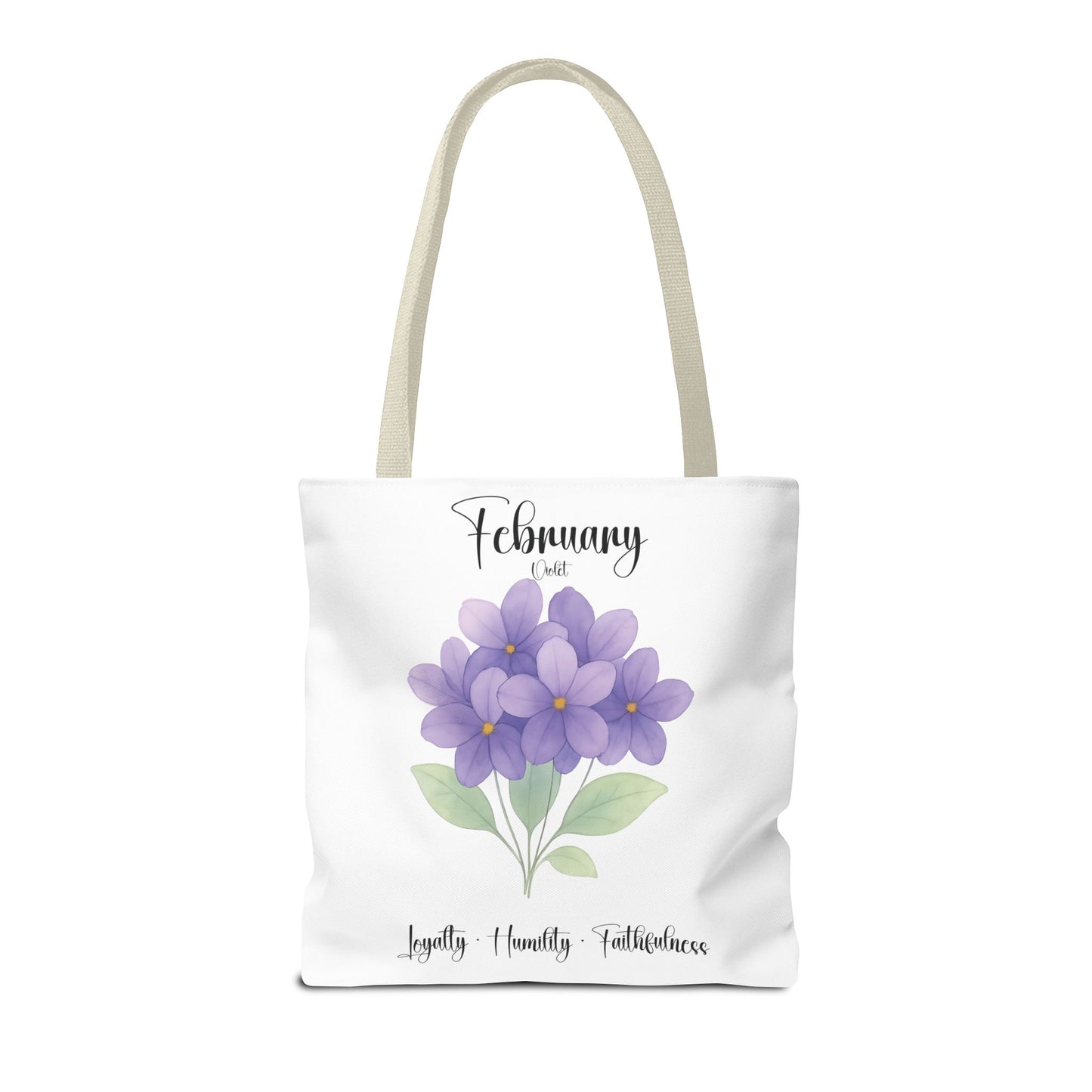 Personalized  floral gift tote bag for her, birth month flower, milestone birthdays, bestfriend gift.