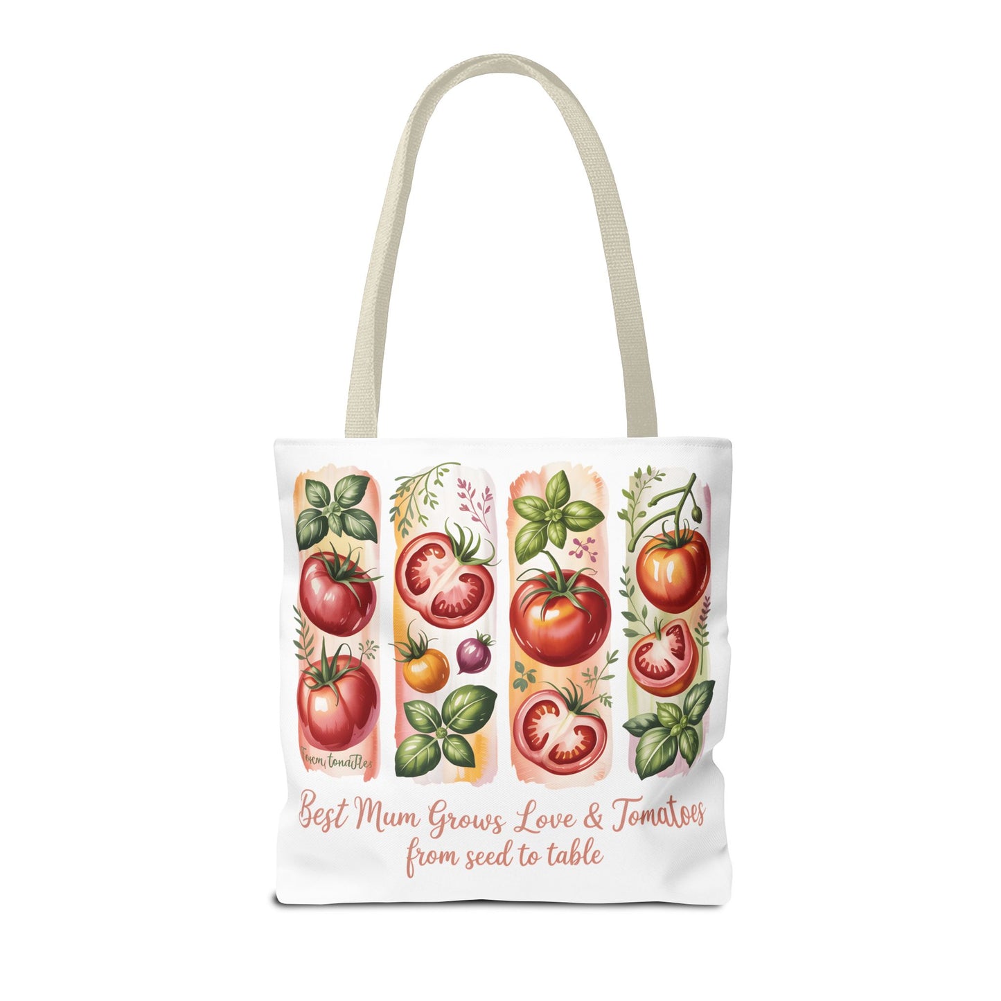 Best Mom Tote Bag, Tomato Garden Lover Design, Perfect Mothers Day Gift for Moms Who Love Gardening and Nature
