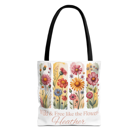 Custom Tote, floral bag, cottagcore new home gift