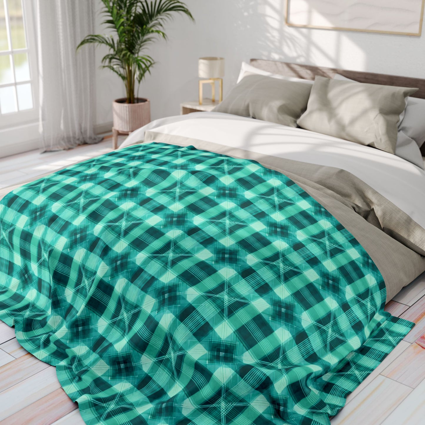 checked blanket | Tartan plaid blanket | Cozy Housewarming & New Home Throw