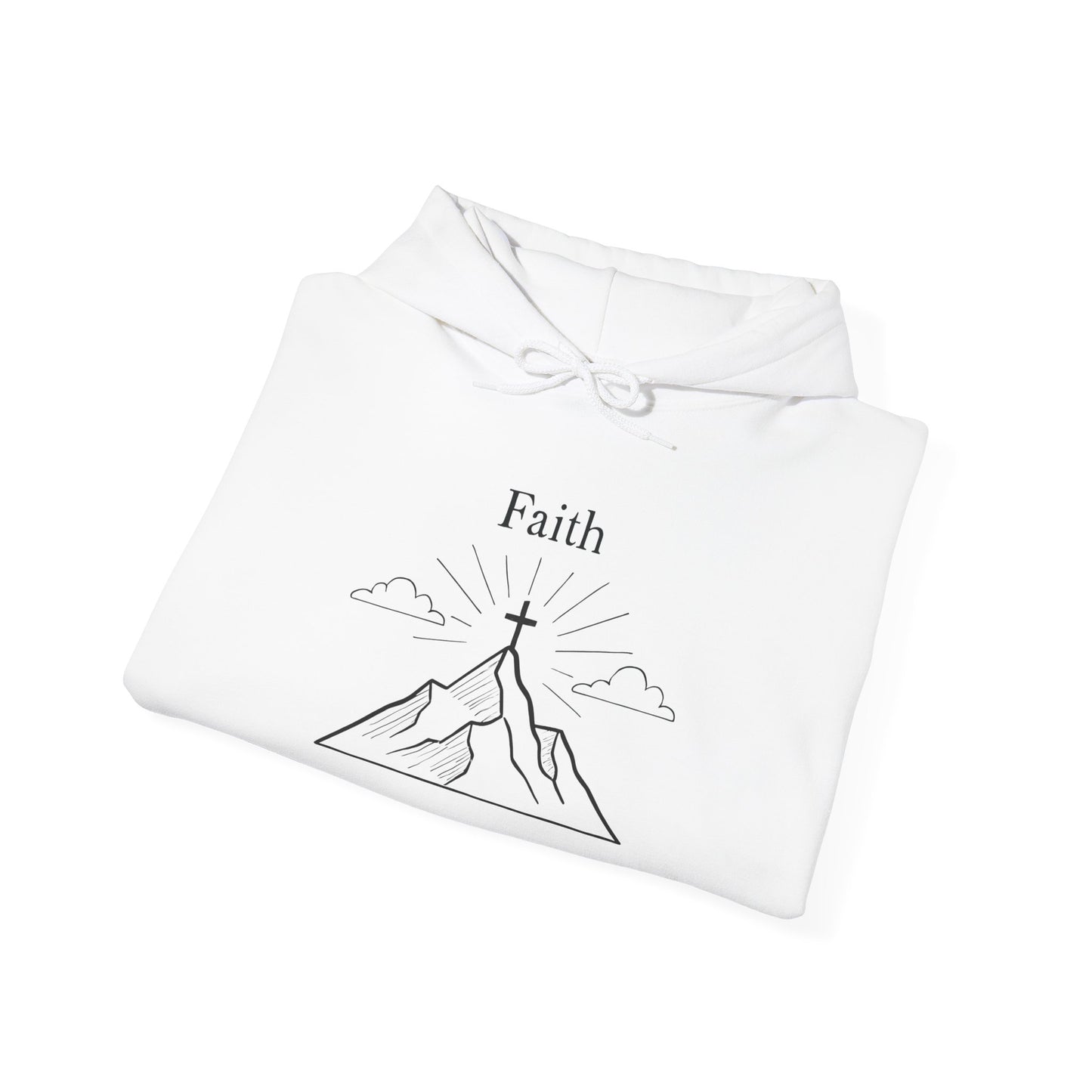 Faith Hoodie, Religious Hoodie, Whether attending church or cherishing quiet moments at home, this religious hoodie serves as a beautiful piece of Christian merch, celebrating the joy of Christianity..