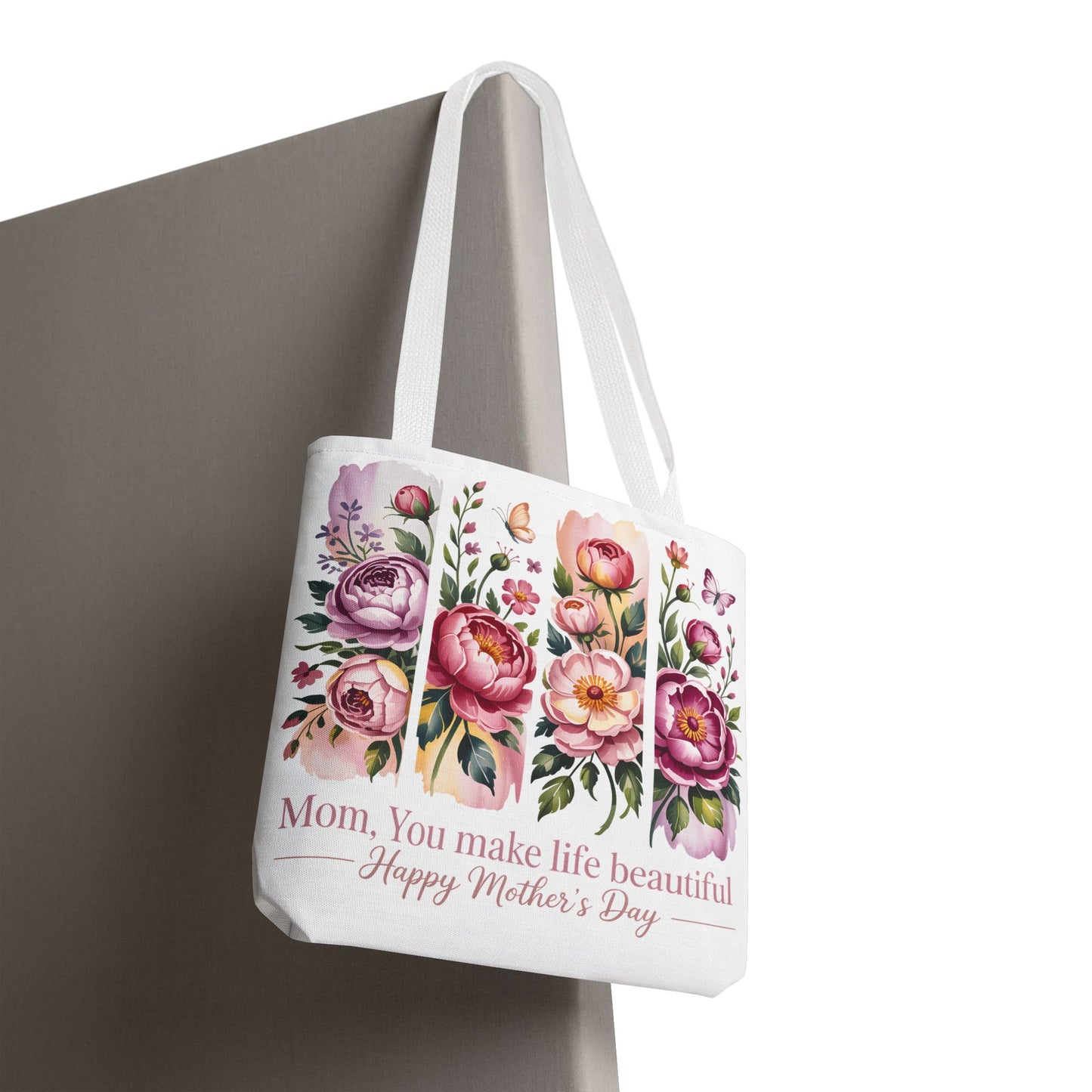 mom tote bag, mothers day gift reusable tote bag