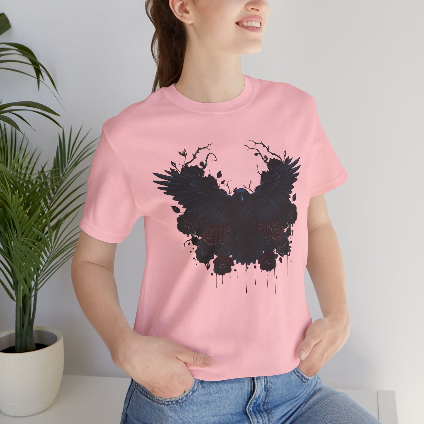 Dark Raven Gothic Apparel  | Unisex Cotton Shirt | Dark Aesthetic  |