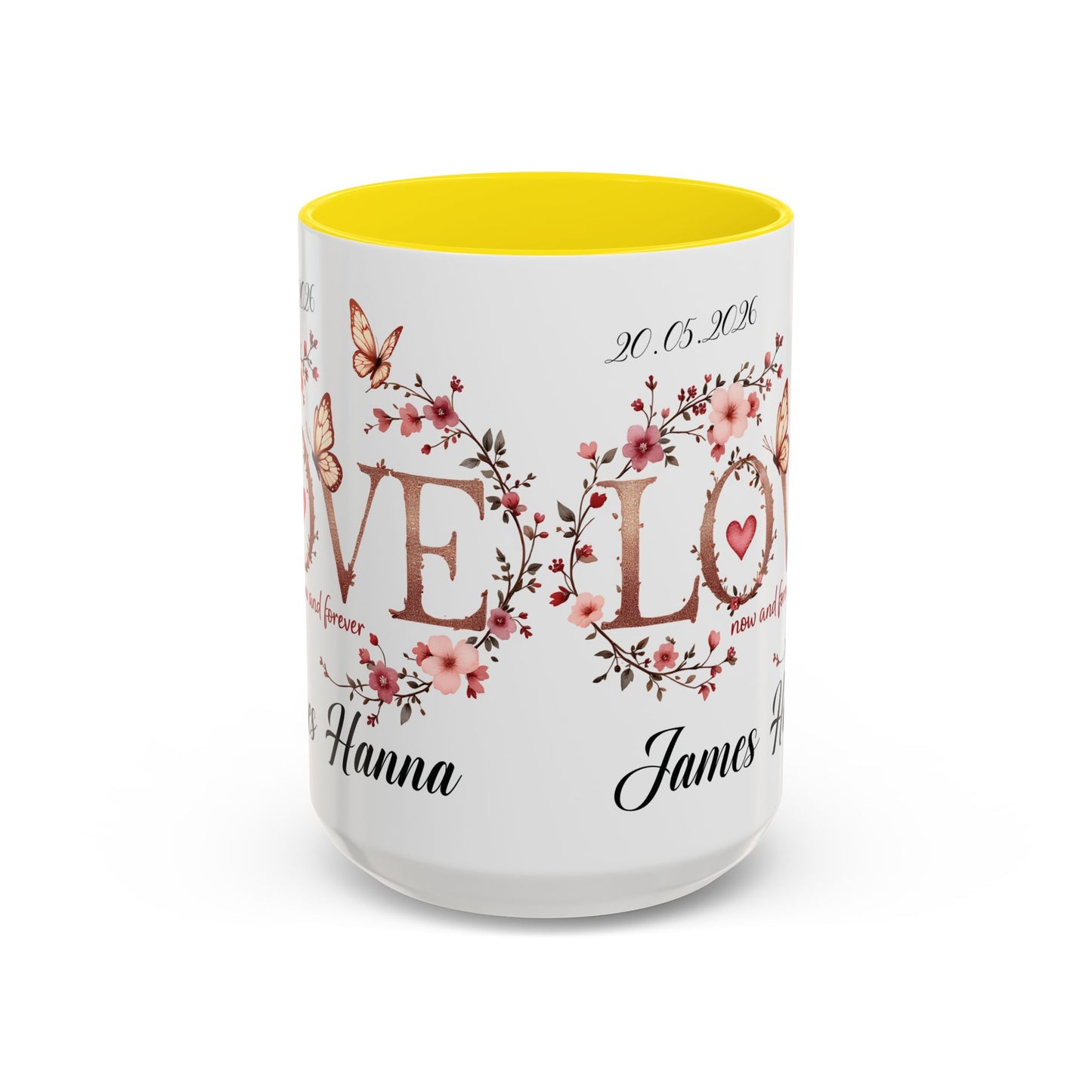 Custom Wedding Mug | Personalized Anniversary Mug | Valentines Day Gift |