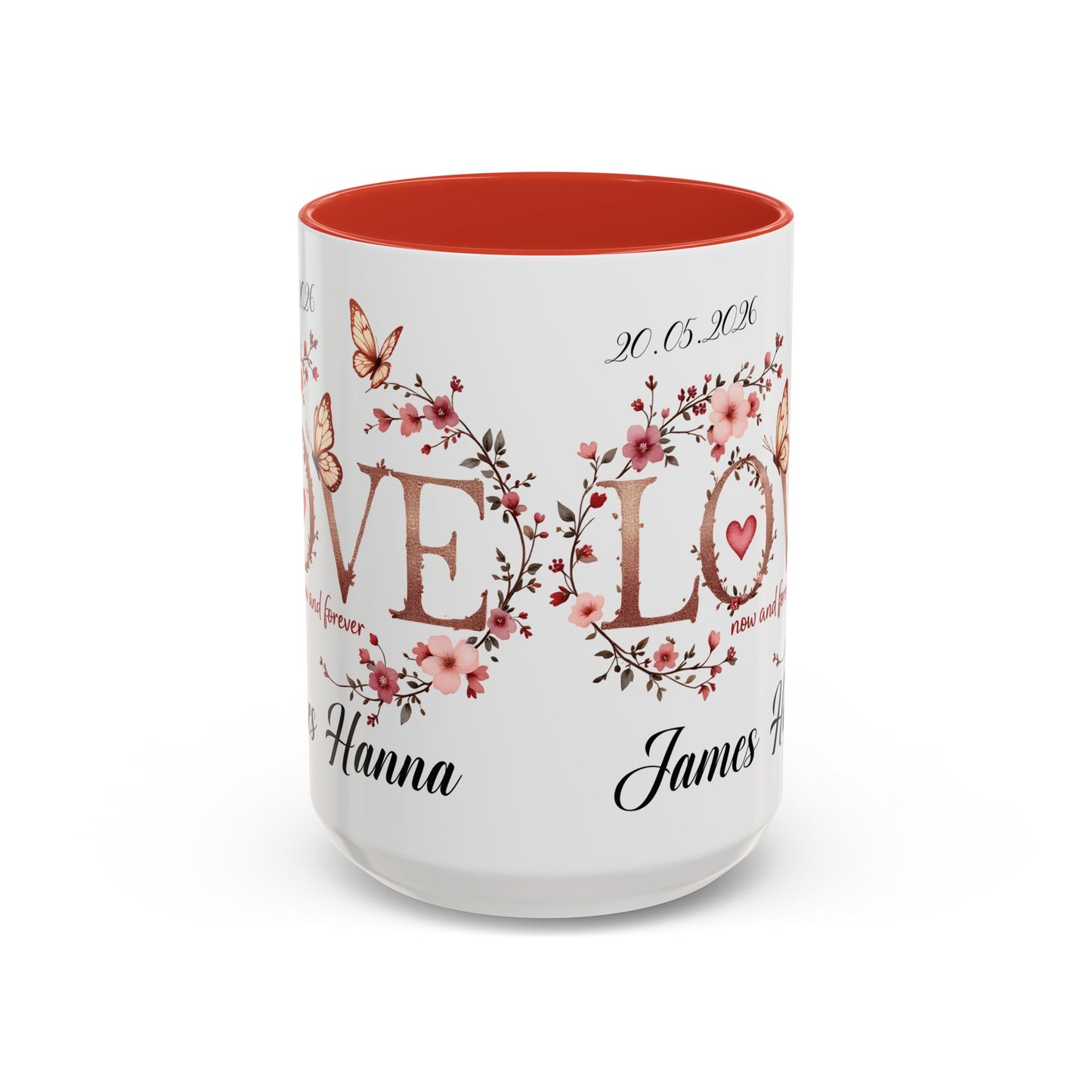 Custom Wedding Mug | Personalized Anniversary Mug | Valentines Day Gift |