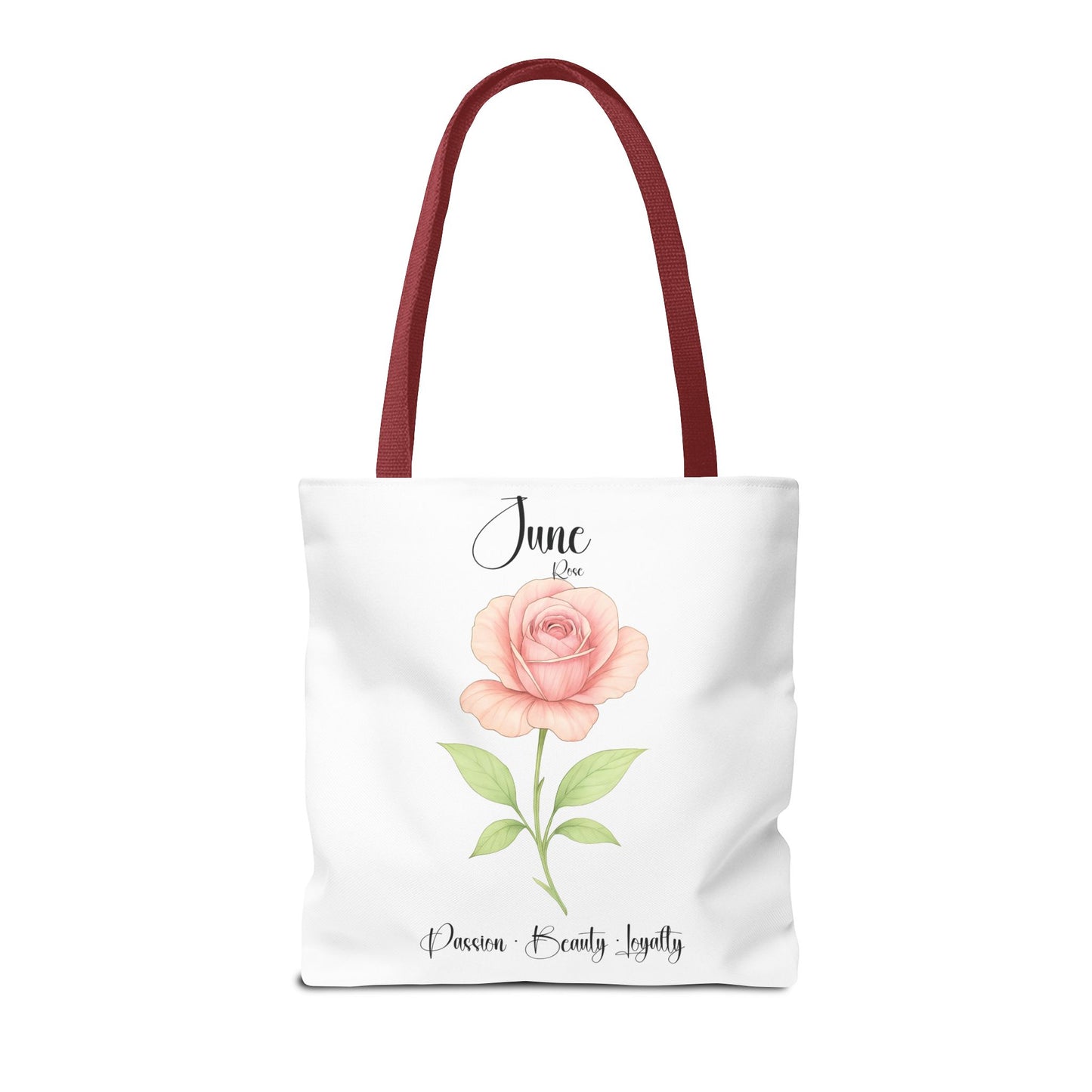 Personlised birth month flower bag for her, milestone birthdays, bestfriend gift.