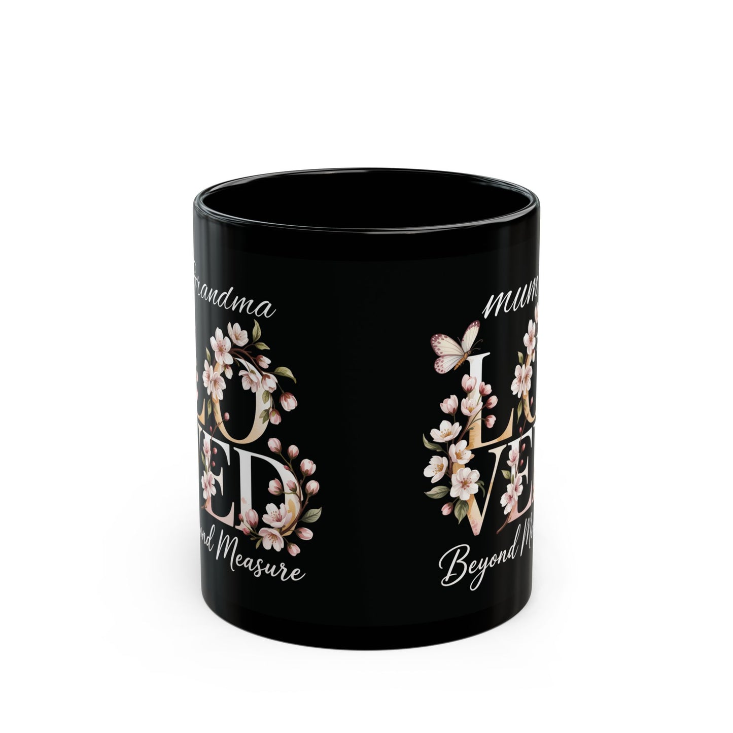 Grandma Birthday Mug | Mothers Day Flower Mug | Personalised Mum Mug |