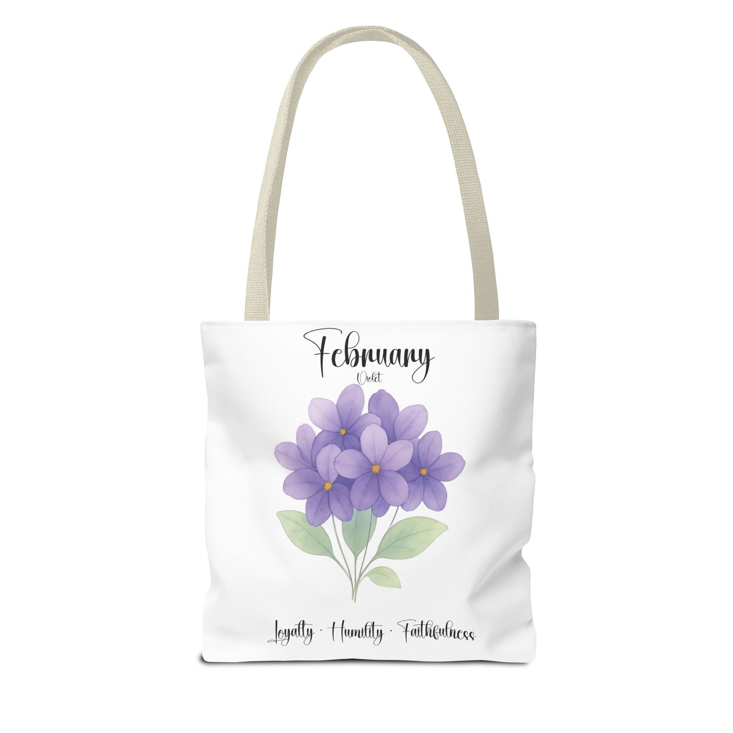 Personalized  floral gift tote bag for her, birth month flower, milestone birthdays, bestfriend gift.