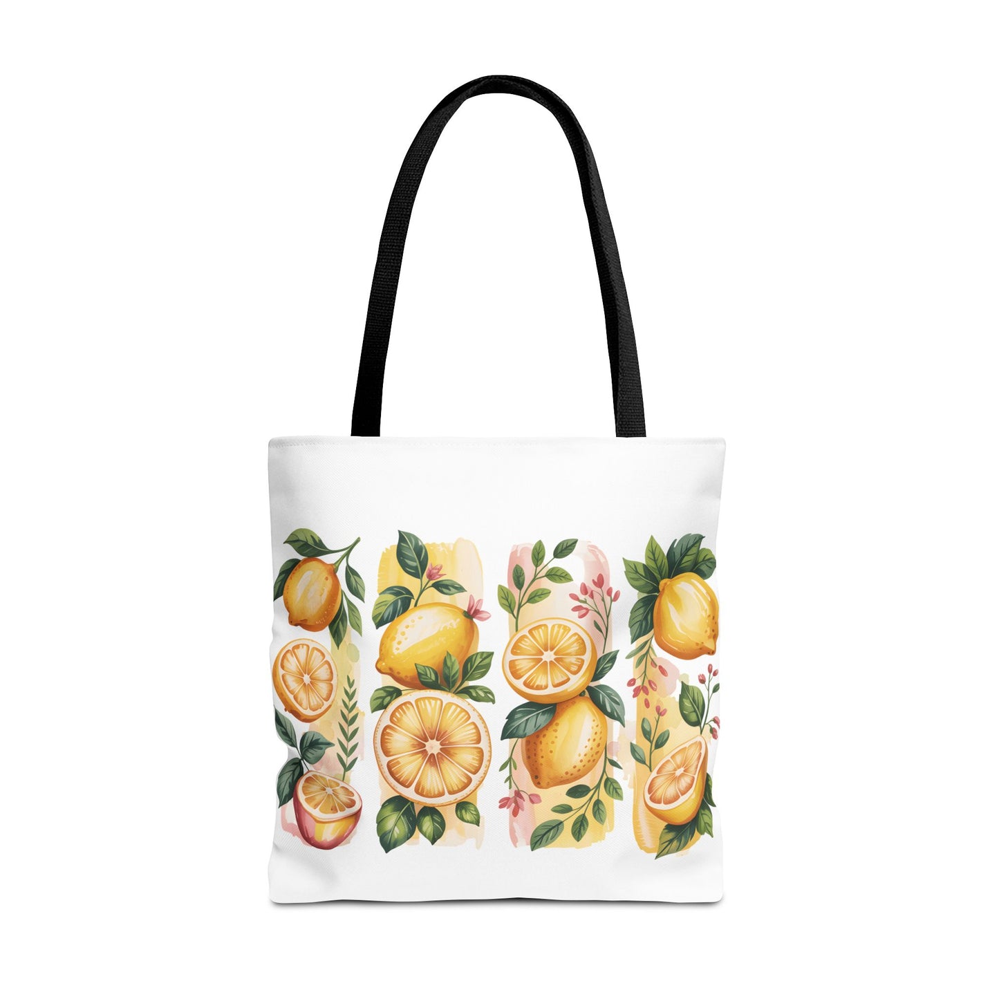 lemon tote bag, large grocery tote, alternative gifts