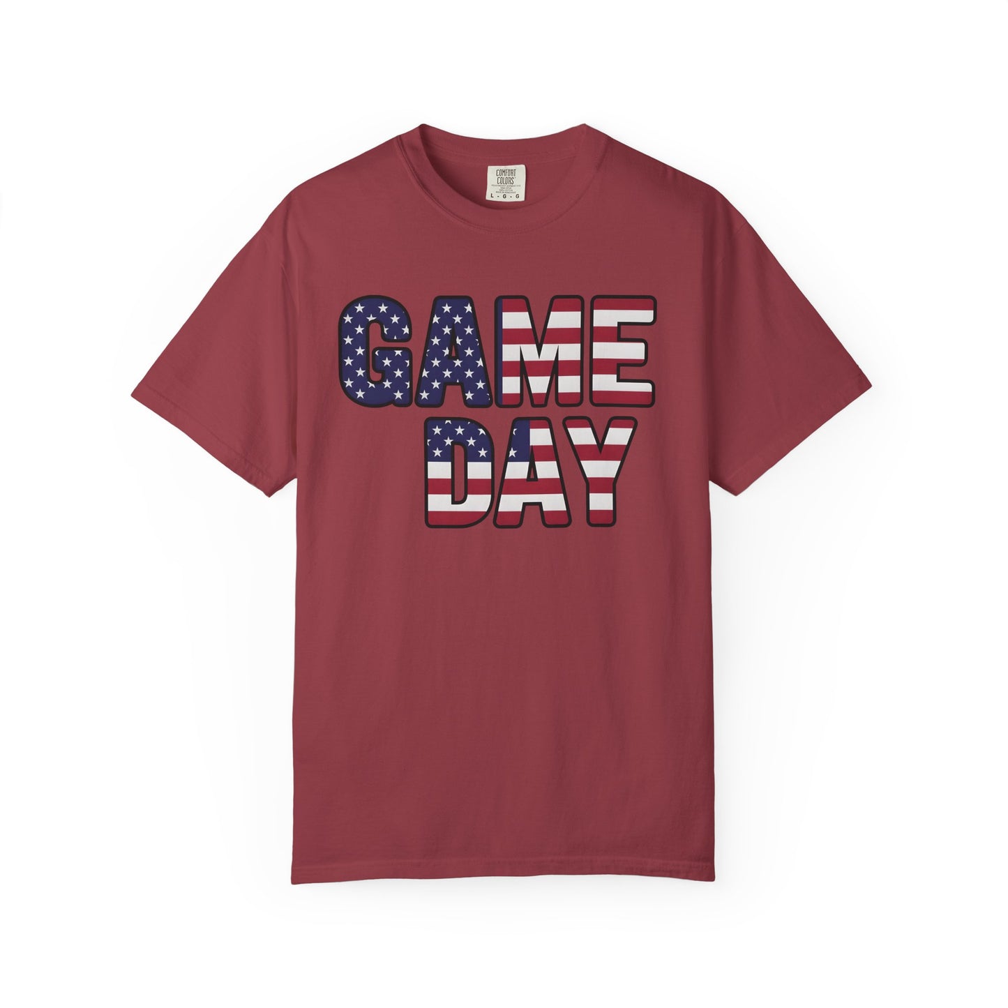 American Flag GAME DAY T-Shirt | Patriotic Sports Fan Tee
